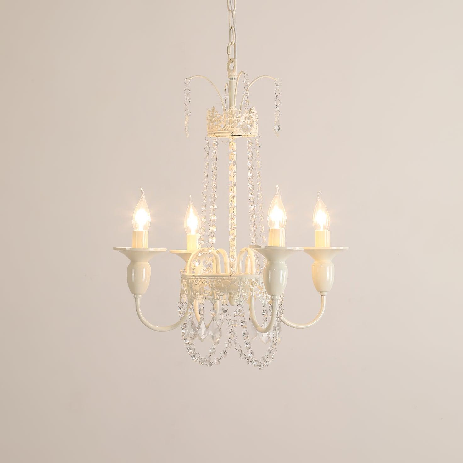 Lustra Lustre Franges en Cristal