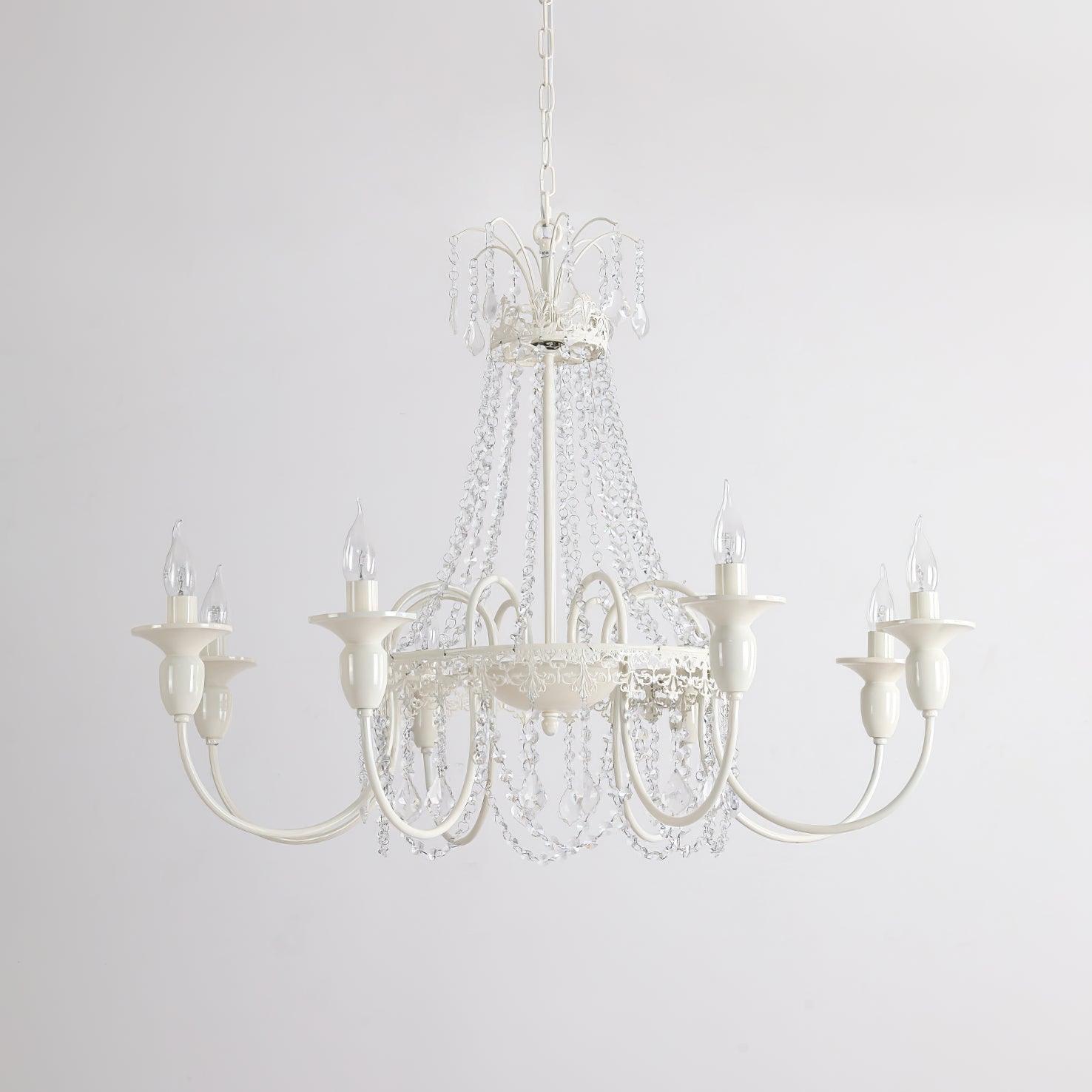 Lustra Lustre Franges en Cristal