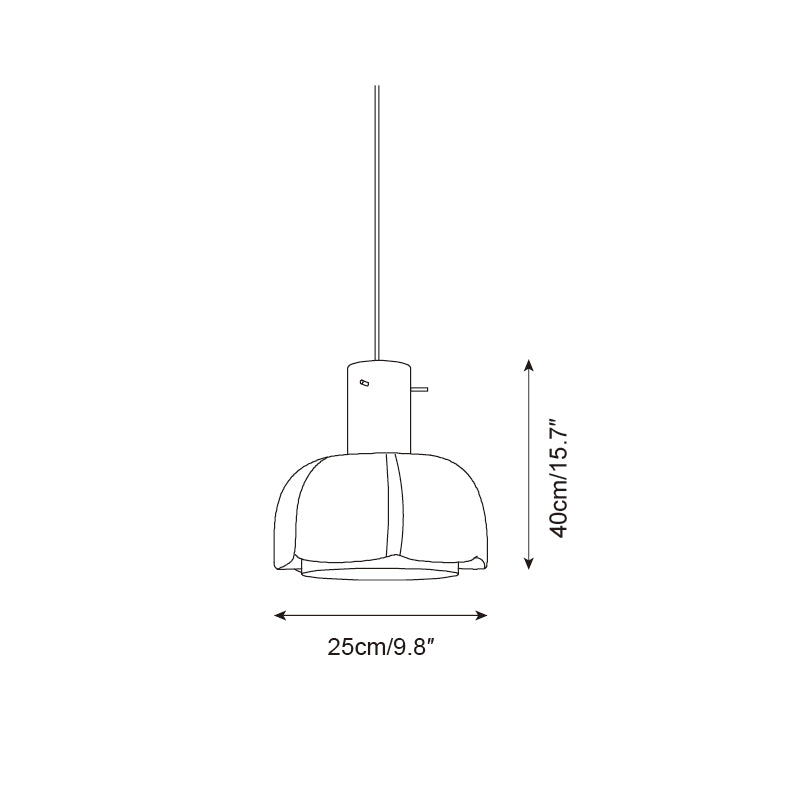 Pavina Suspension Fleur Pastel Brillante