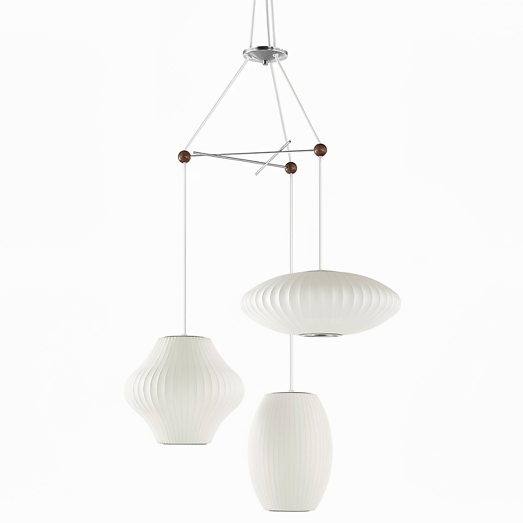 Lunar Suspension Moderne en Soie