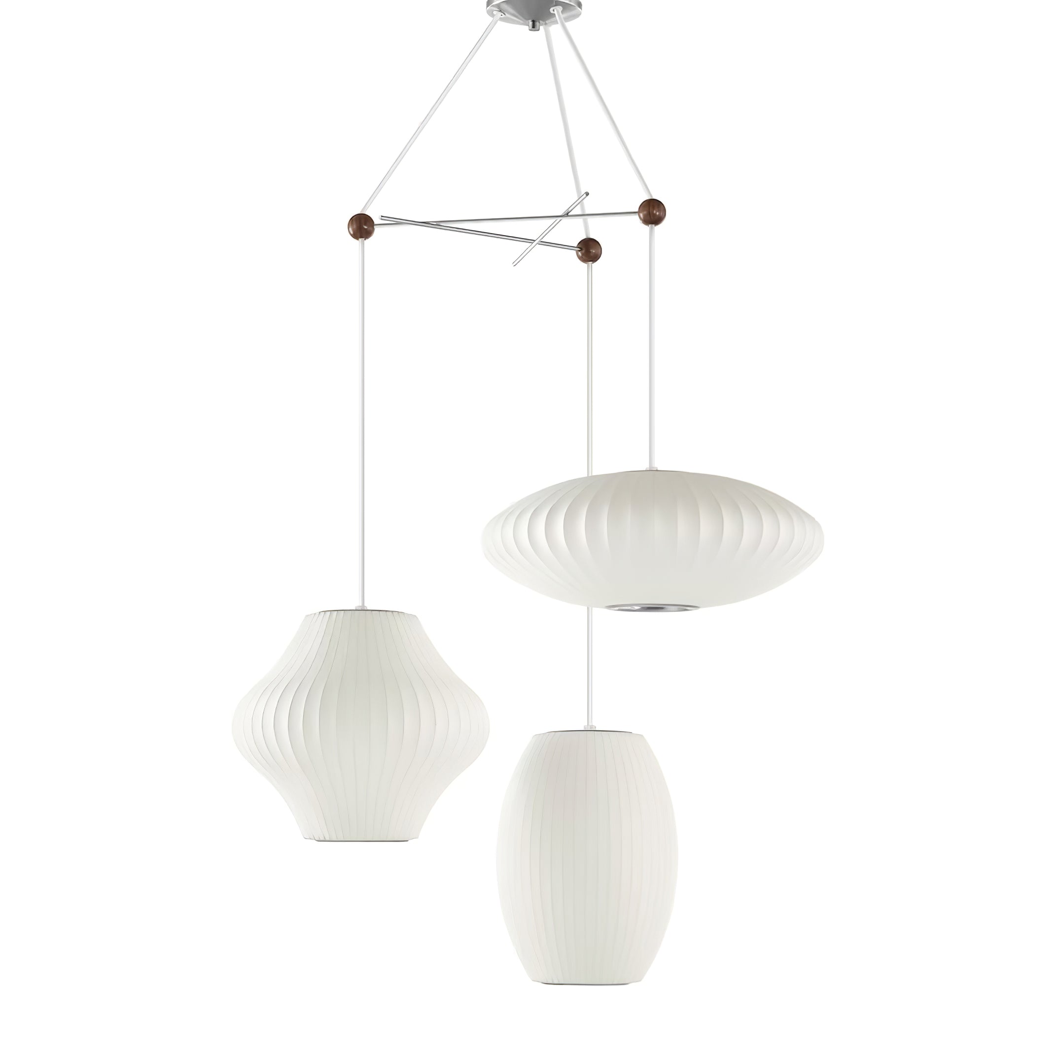 Lunar Suspension Moderne en Soie