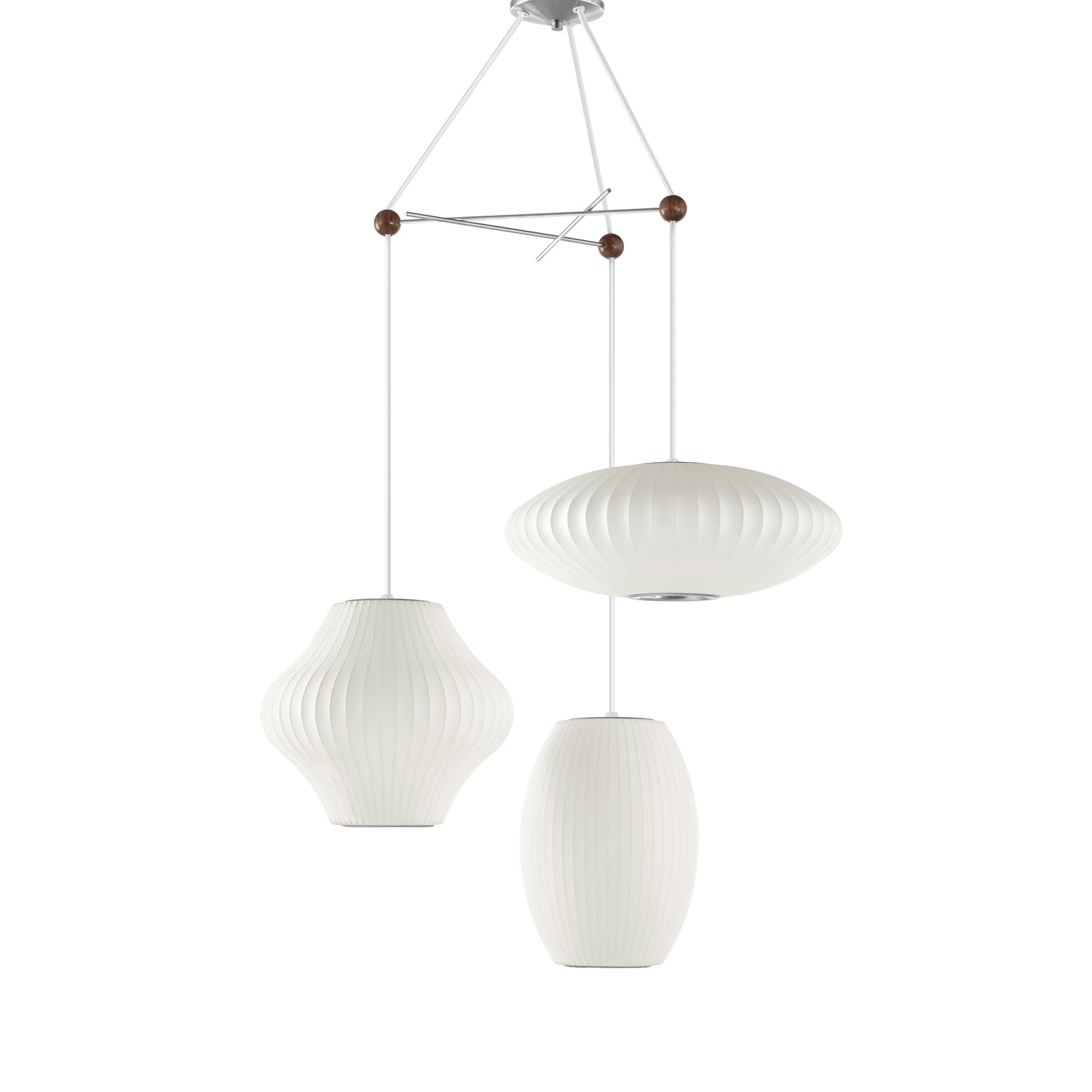 Lunar Suspension Moderne en Soie