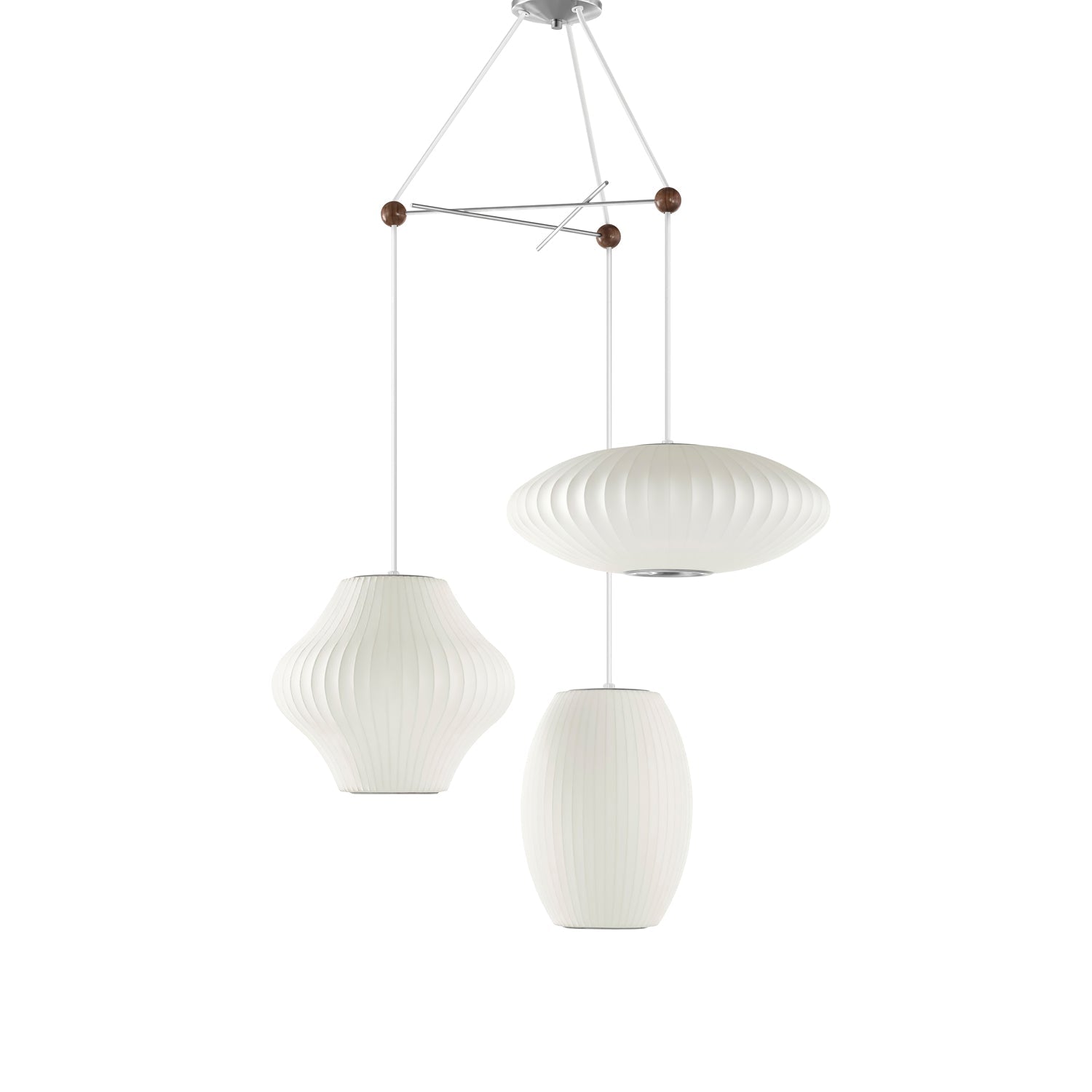 Lunar Suspension Moderne en Soie