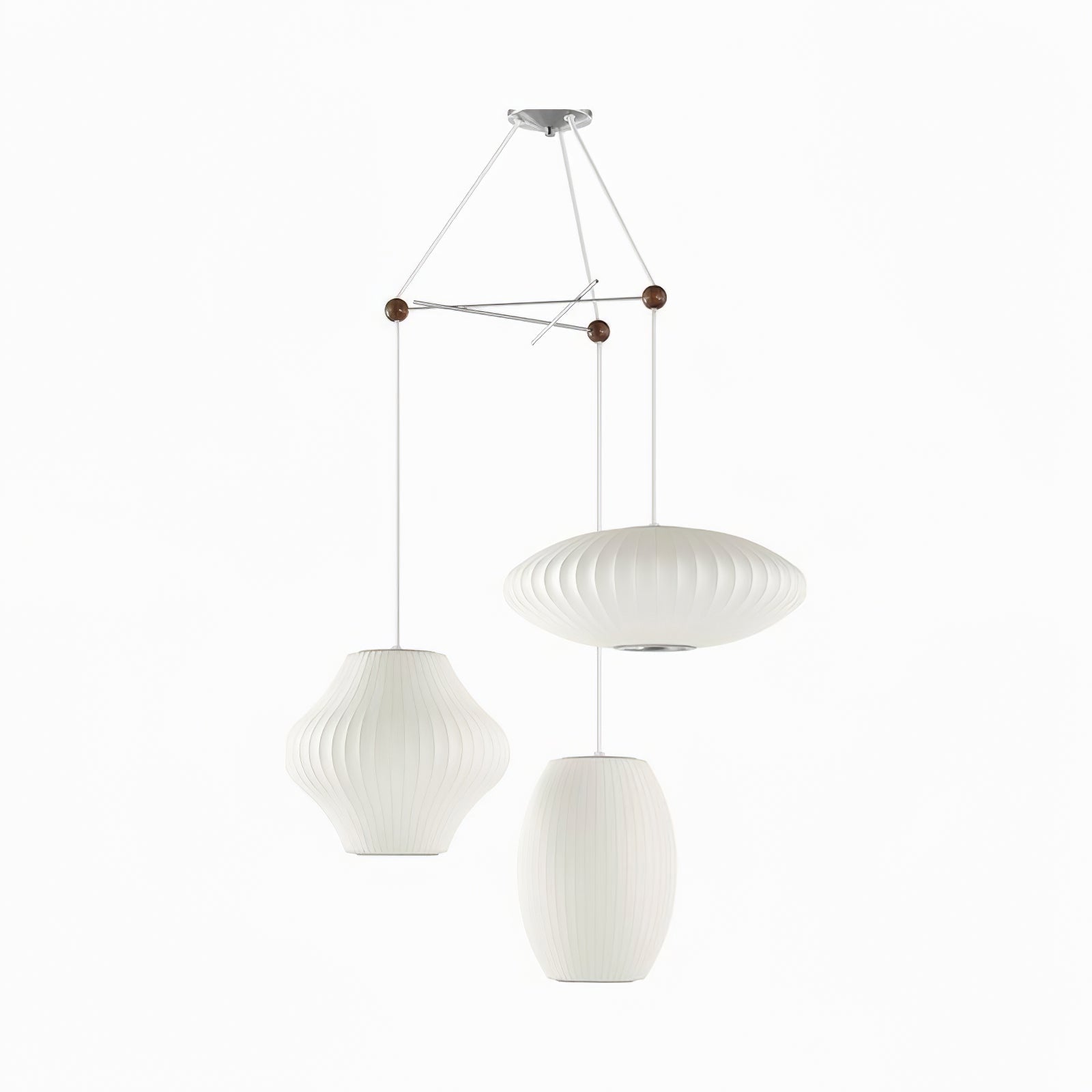 Lunar Suspension Moderne en Soie