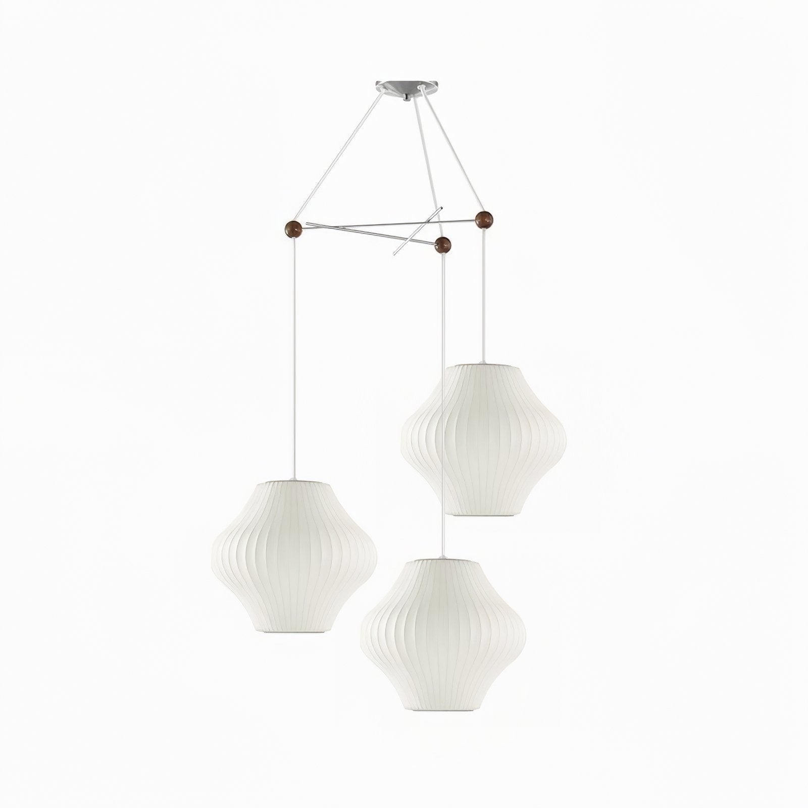Lunar Suspension Moderne en Soie