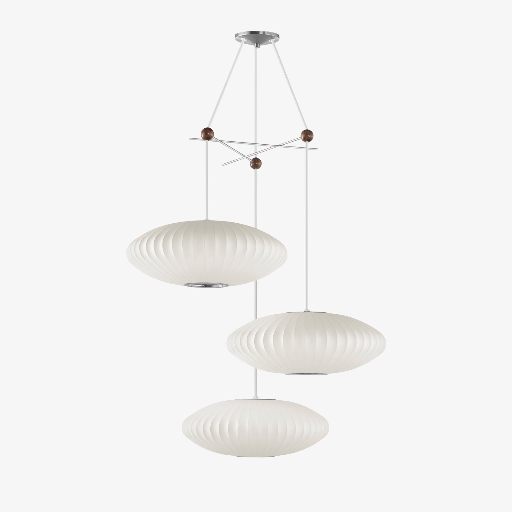 Lunar Suspension Moderne en Soie