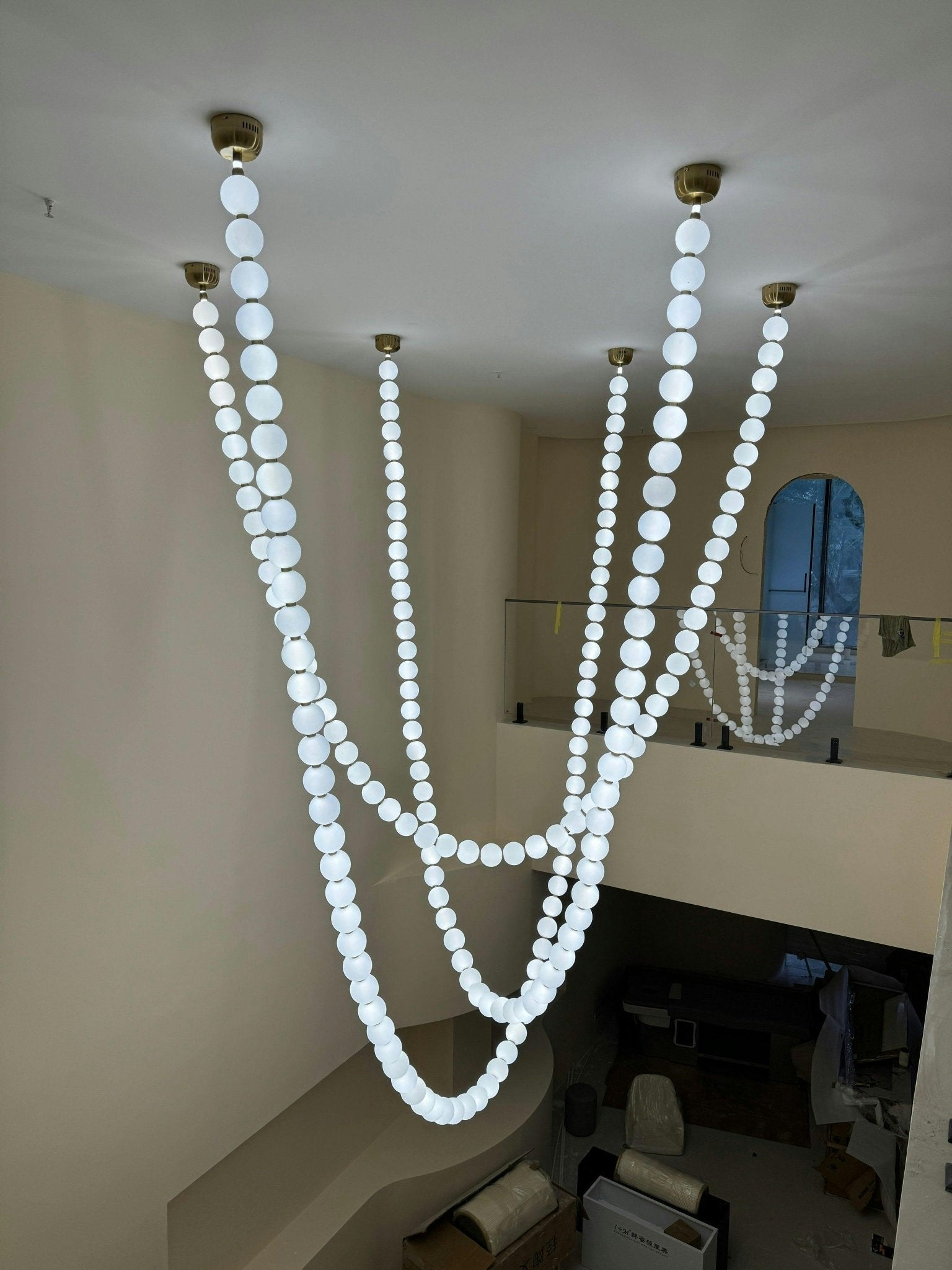 Zalvarin Lustre Sputnik en Laiton