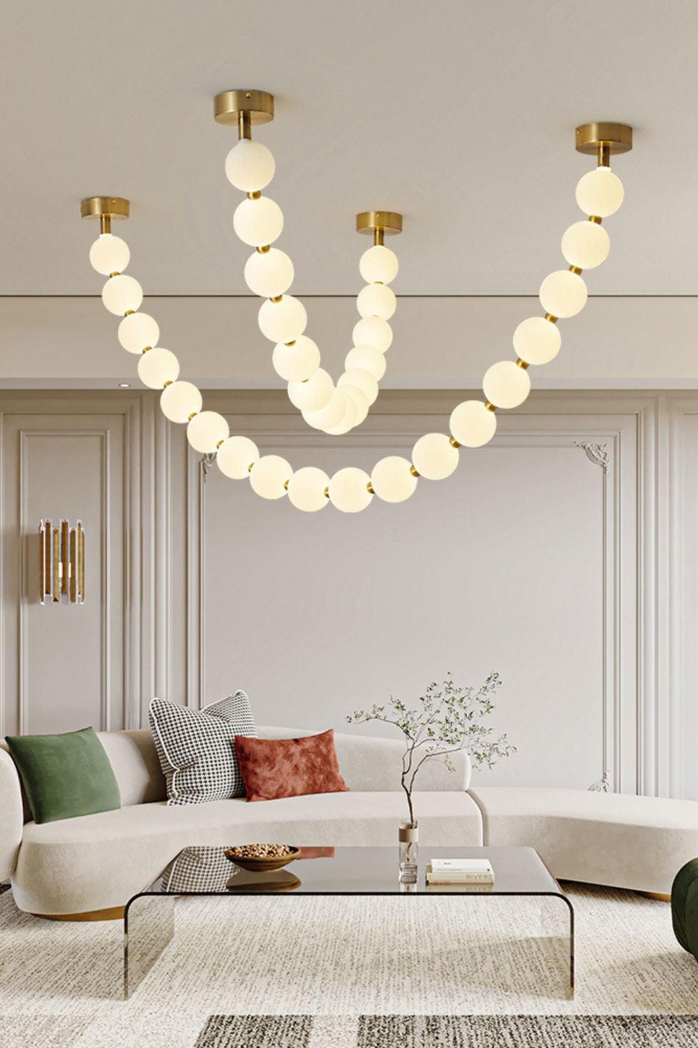 Zalvarin Lustre Sputnik en Laiton