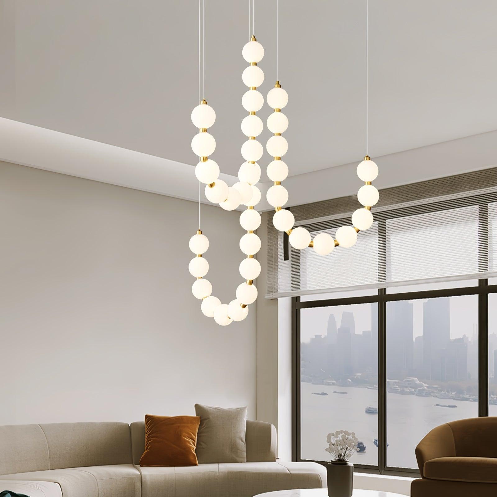 Pearl Lustre Moderne Blanc