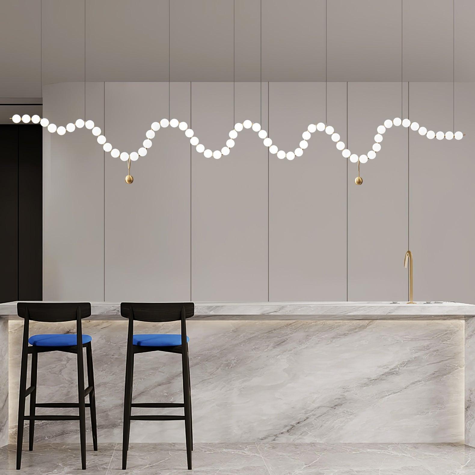 Pearl Lustre Moderne Blanc