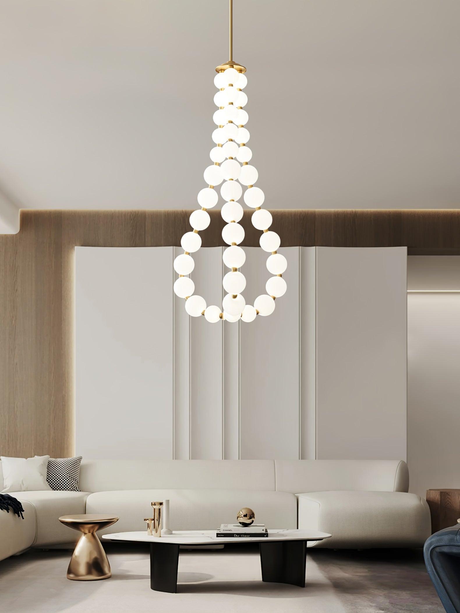 Pearl Lustre Moderne Blanc