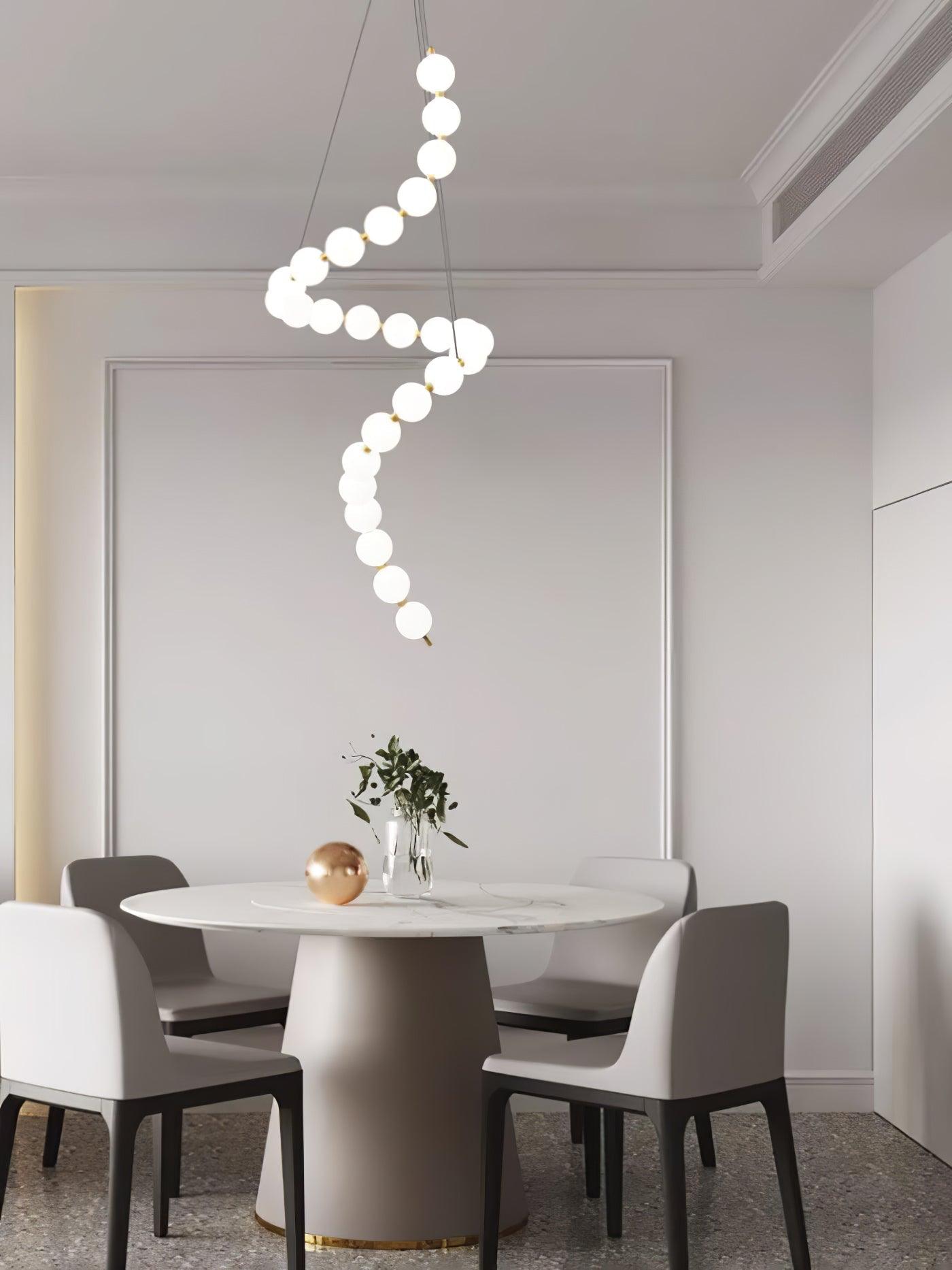 Pearl Lustre Moderne Blanc
