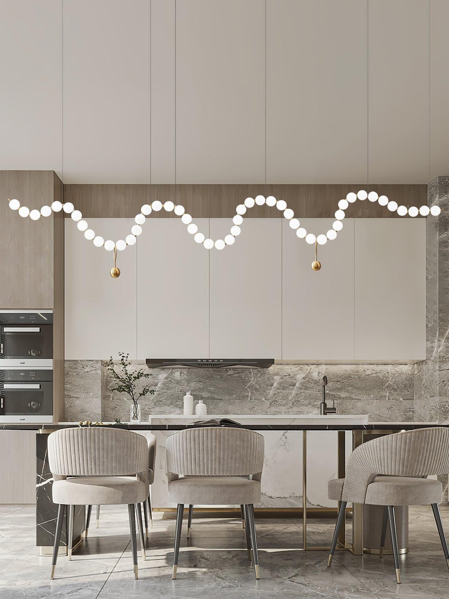 Pearl Lustre Moderne Blanc