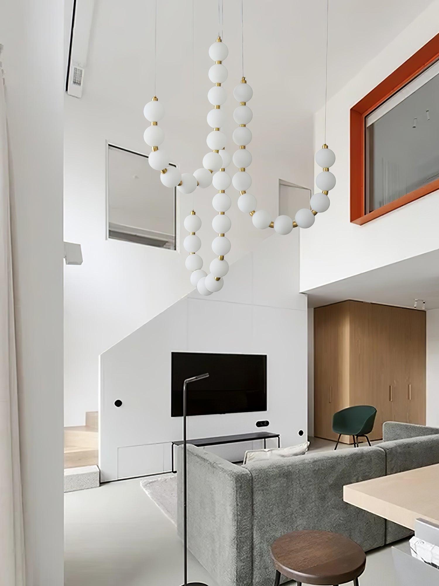 Pearl Lustre Moderne Blanc