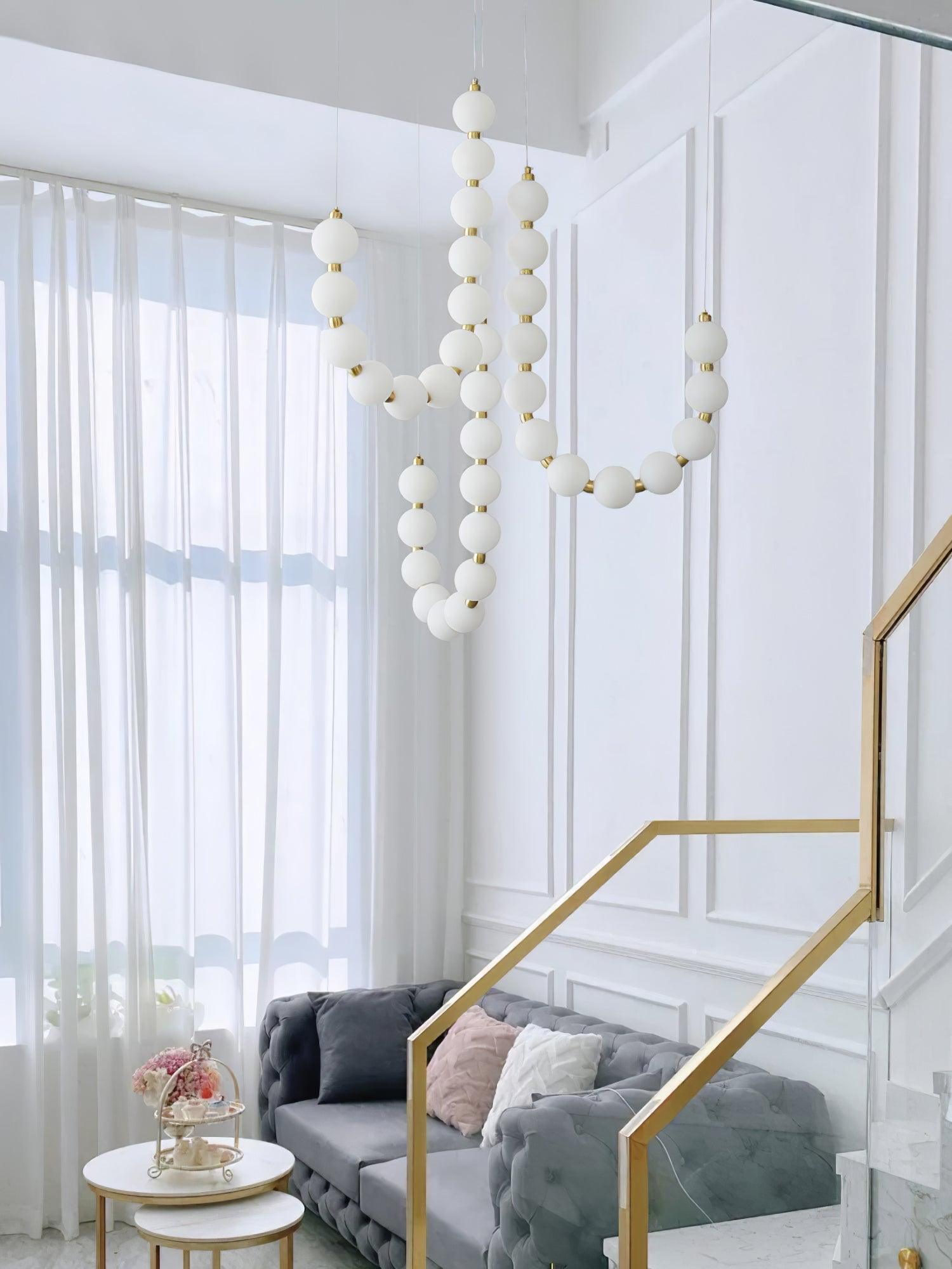 Pearl Lustre Moderne Blanc