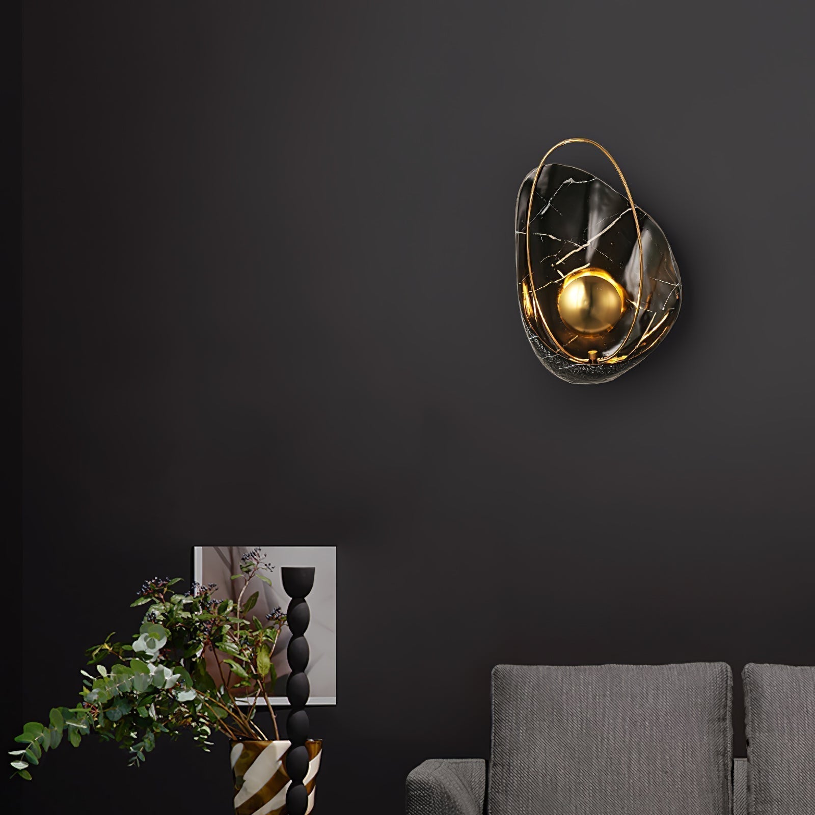 Vethaora Applique Murale en Résine Perle Art Nordique Premium