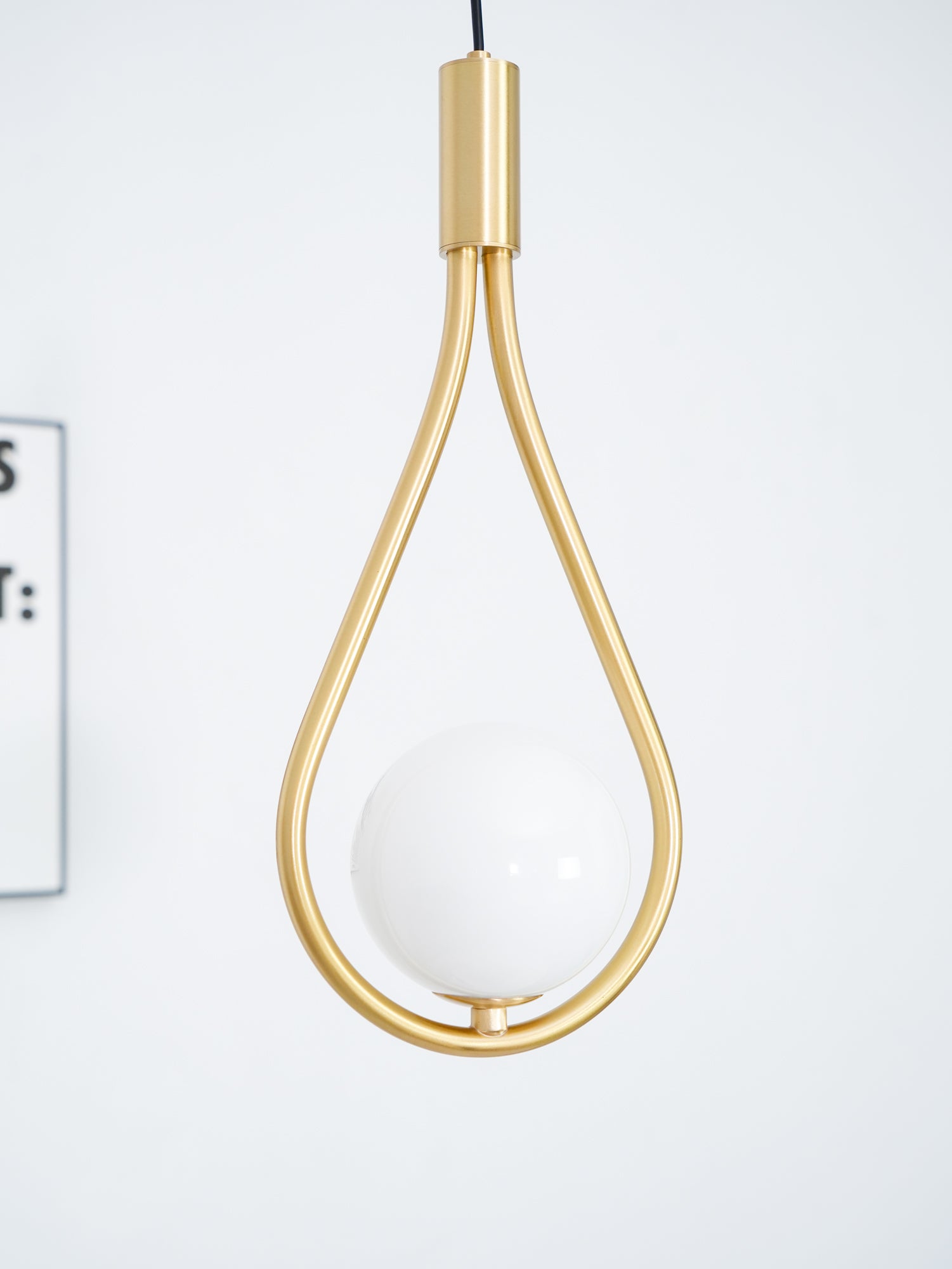 Droplet Suspension en Laiton Moderne