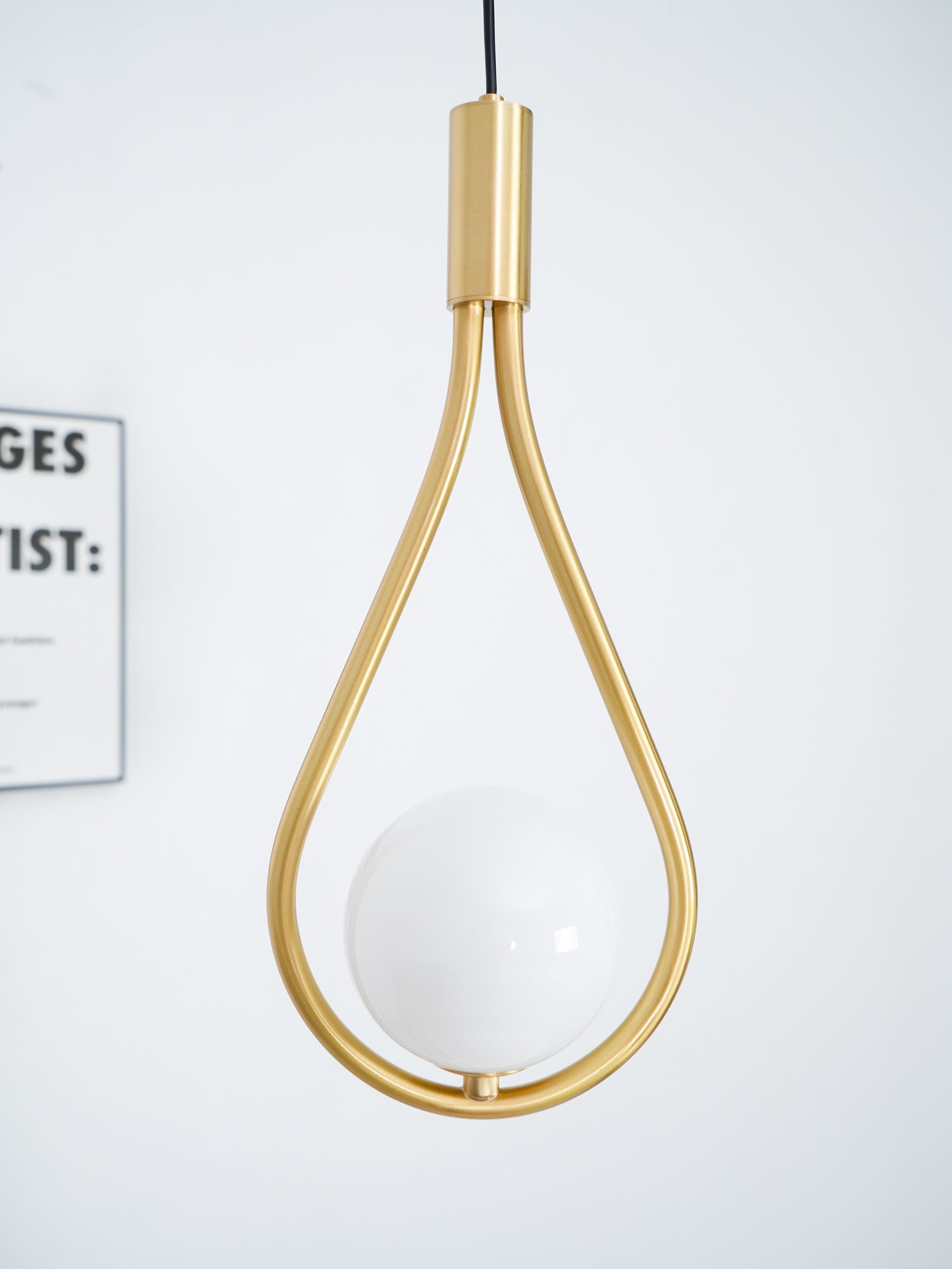 Droplet Suspension en Laiton Moderne