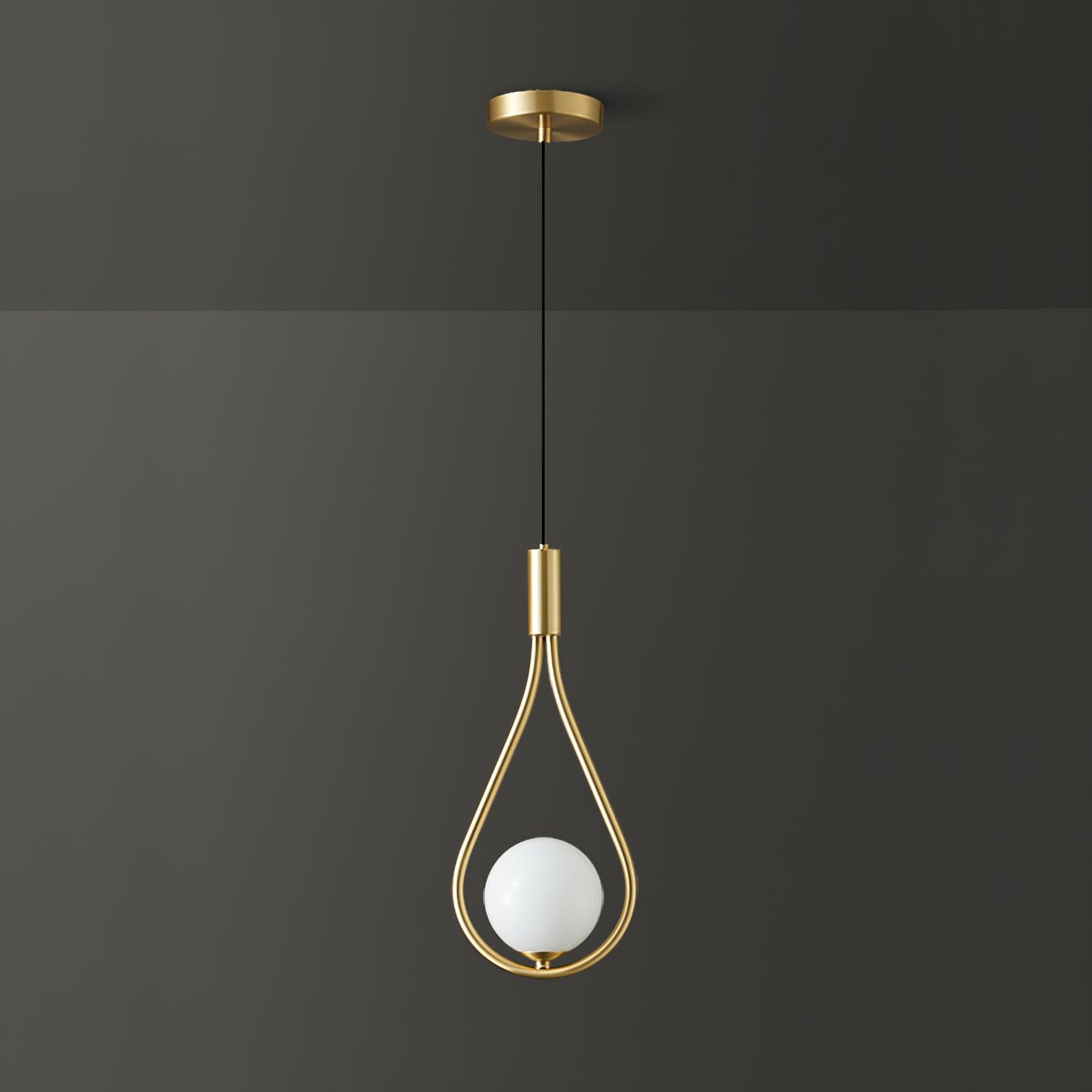 Droplet Suspension en Laiton Moderne