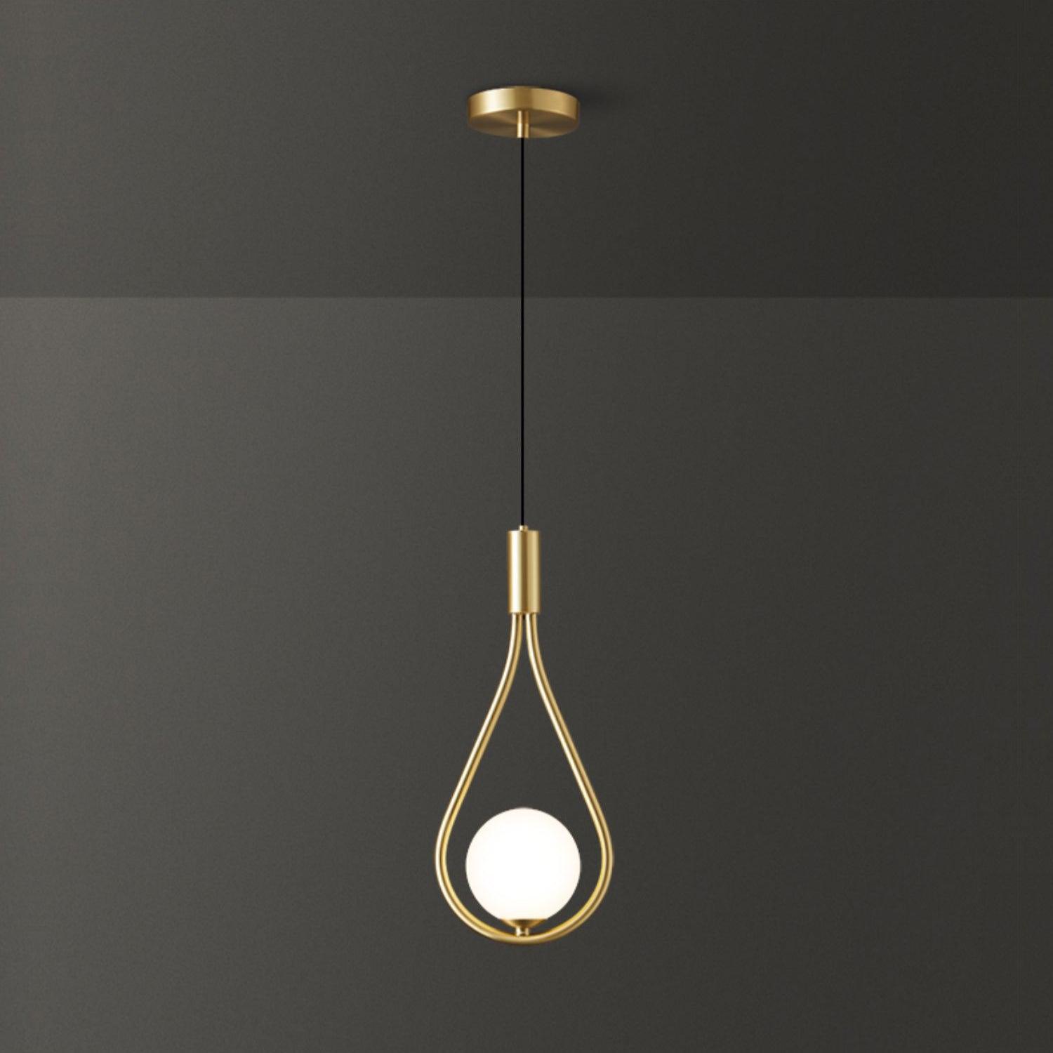 Droplet Suspension en Laiton Moderne