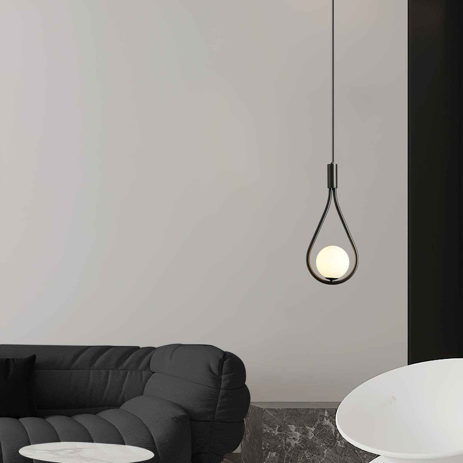 Droplet Suspension en Laiton Moderne