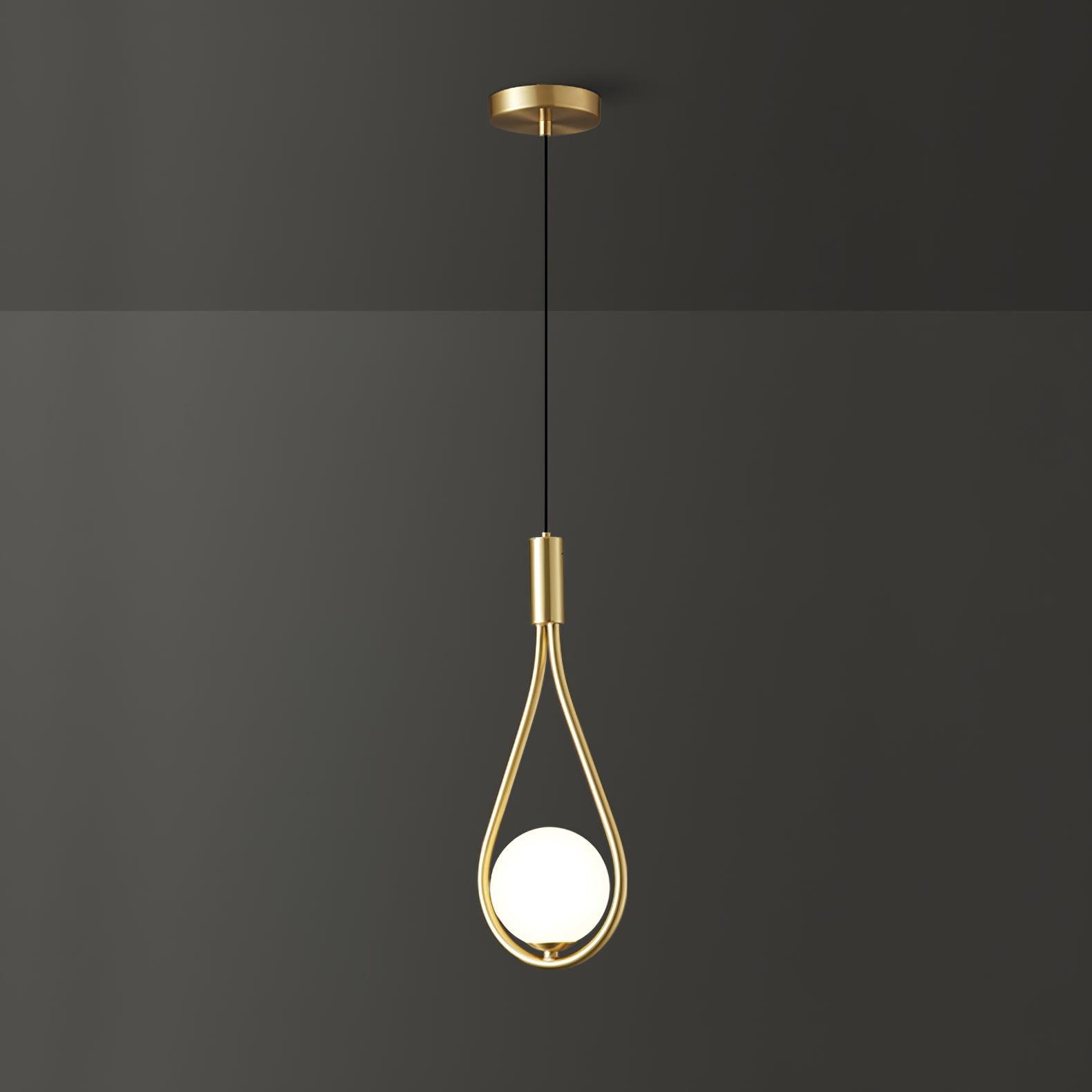 Droplet Suspension en Laiton Moderne