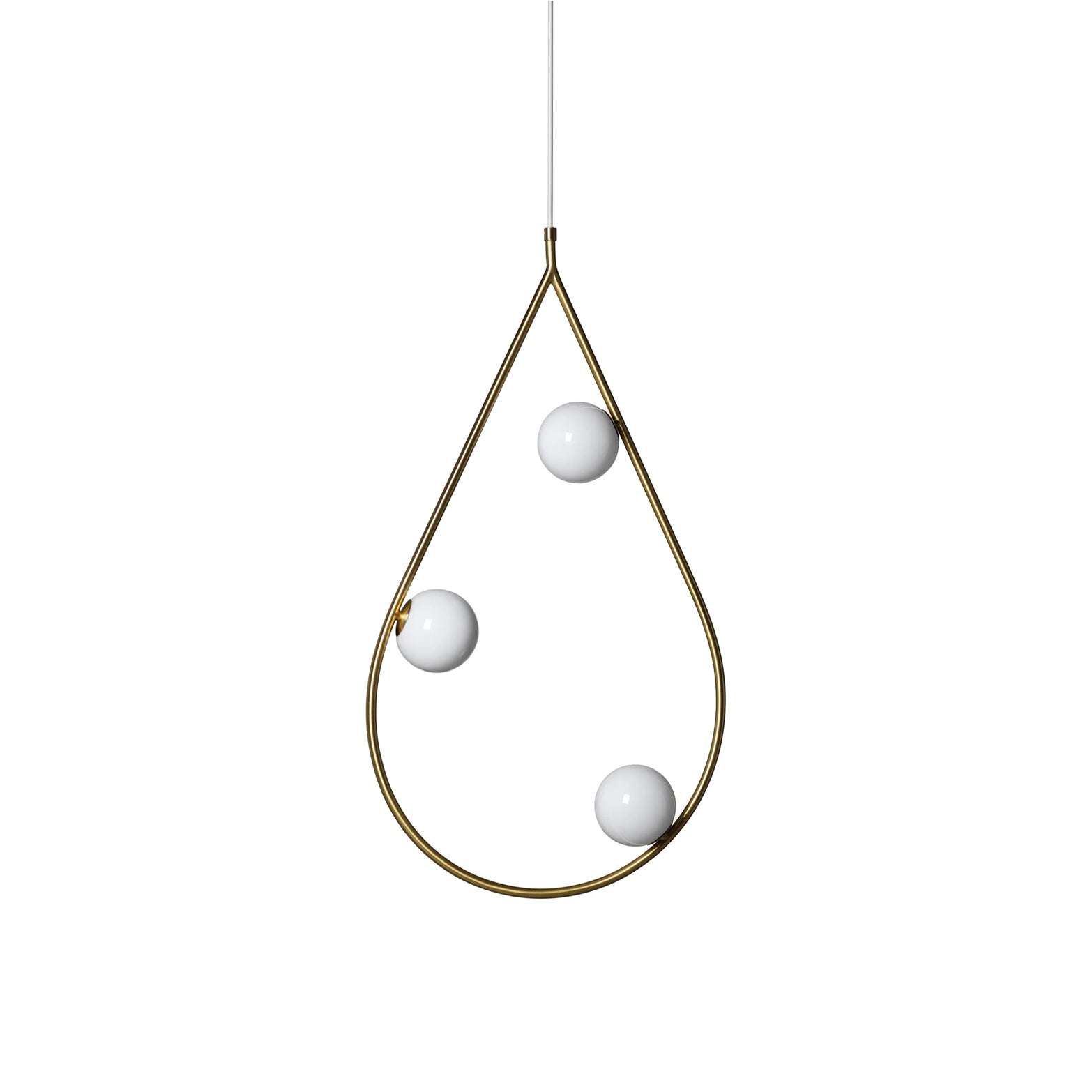 Ertheion Suspension Verre Perles Minimaliste