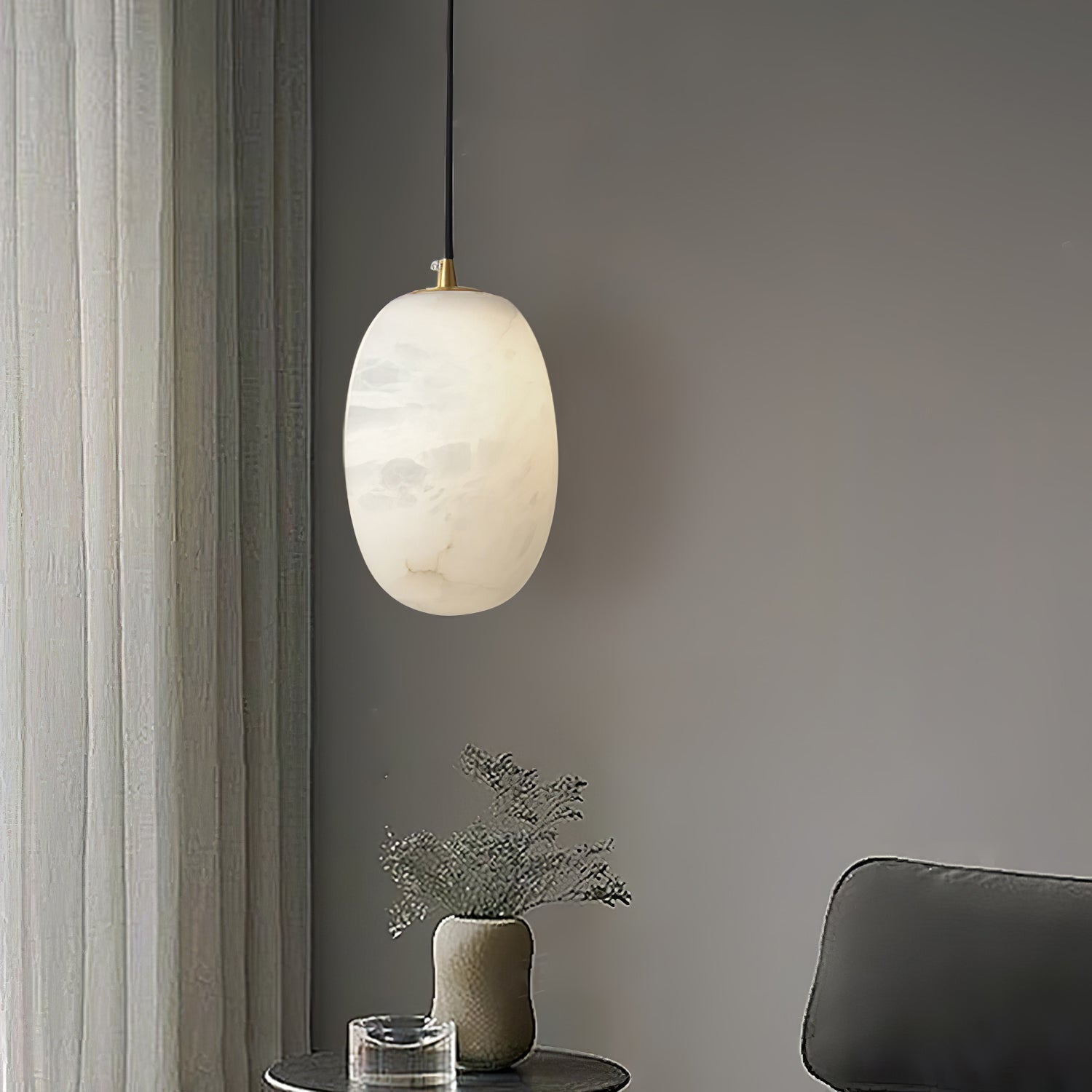 Vevelila Suspension Moderne en Albâtre