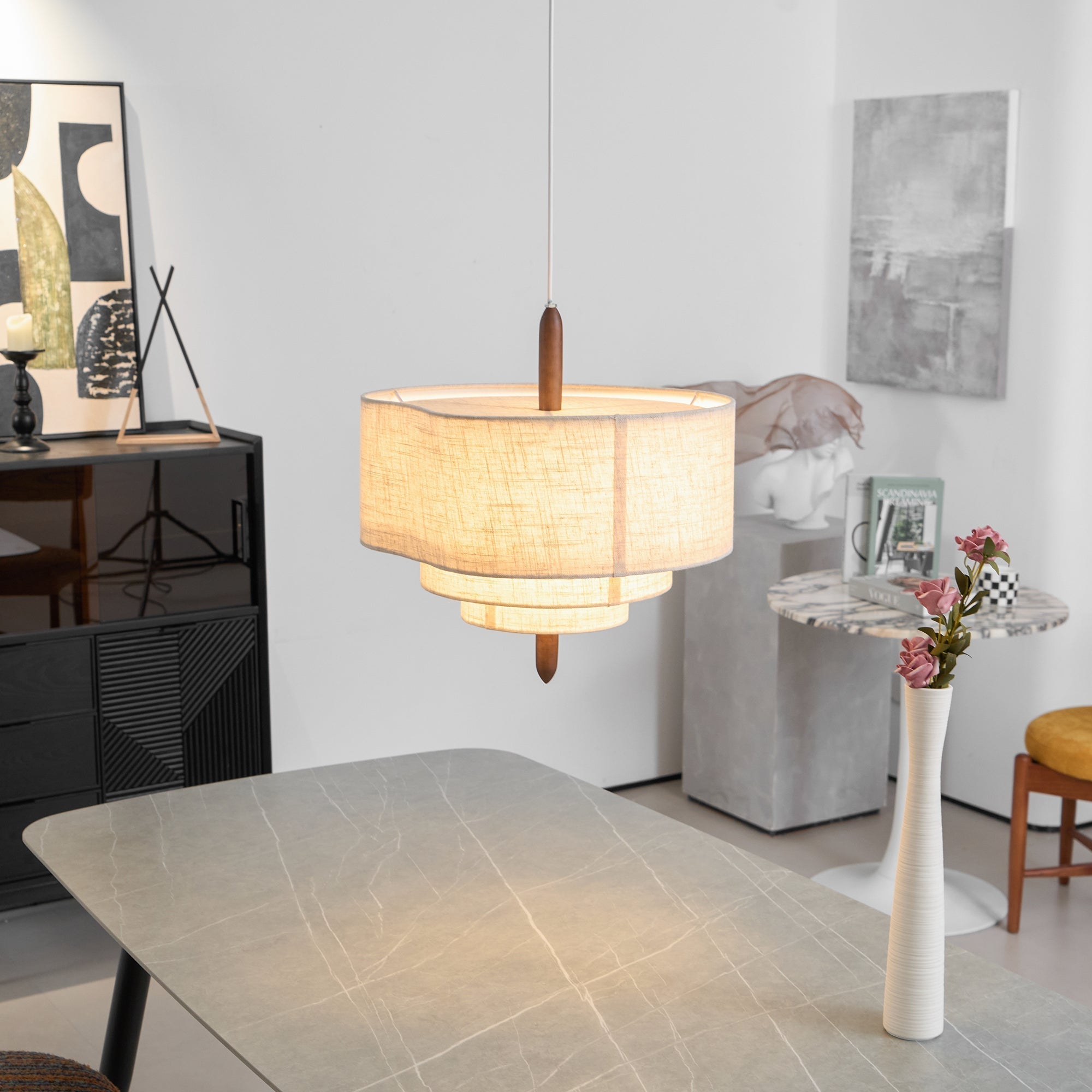 Altheus Suspension Tissu Premium Nordic Galet