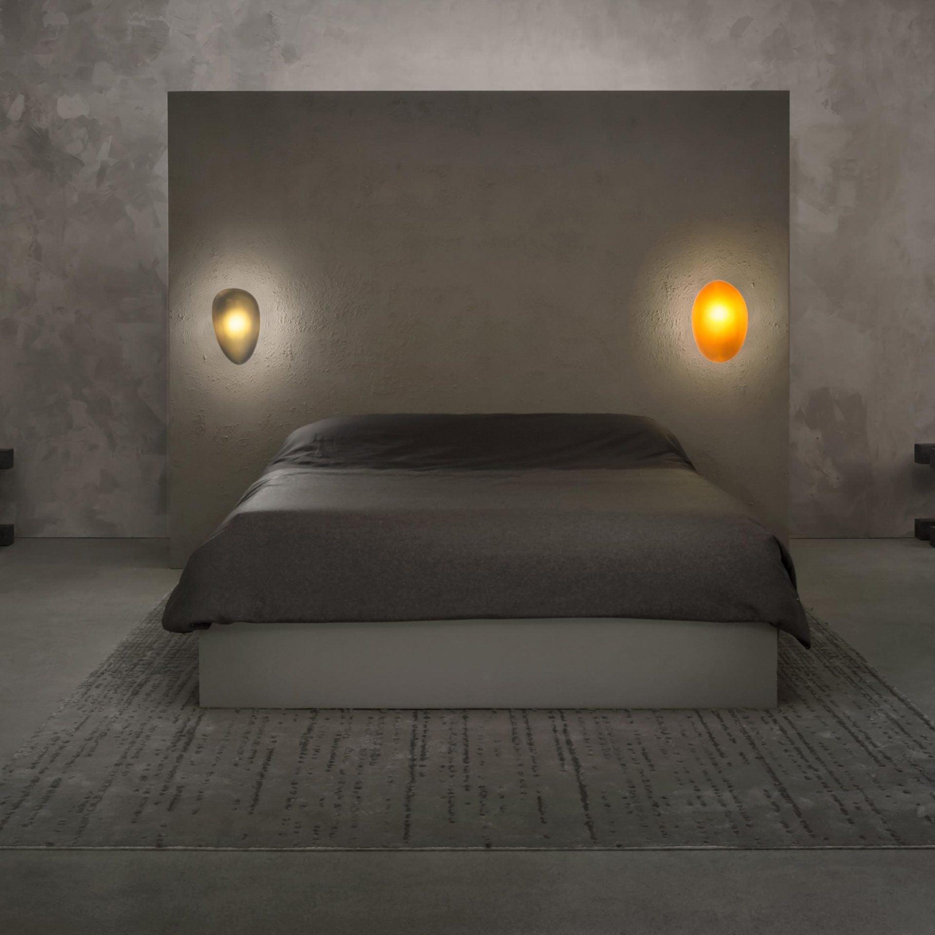 Ruvin Applique Murale en Verre Bulle