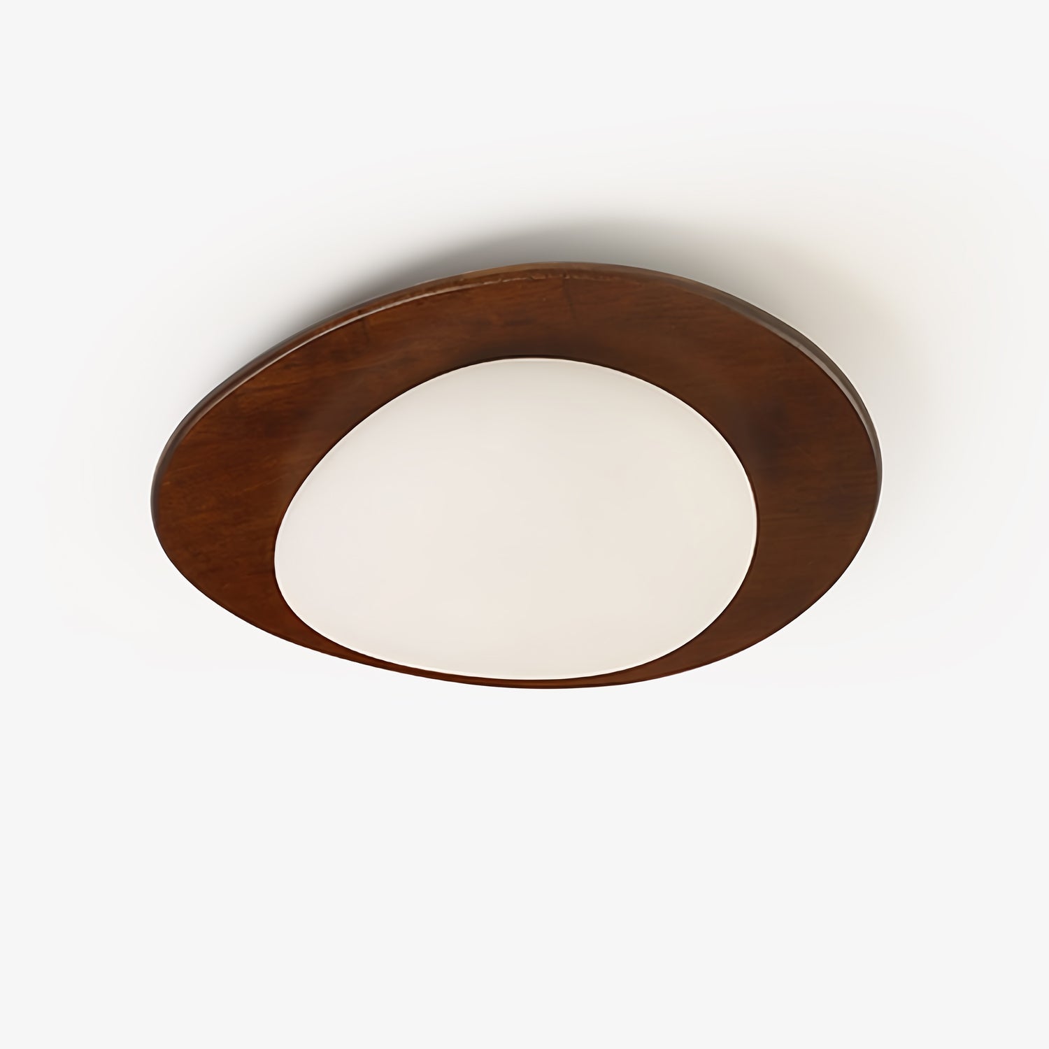 Lustra Ceiling Light Wooden Walnut Pebble
