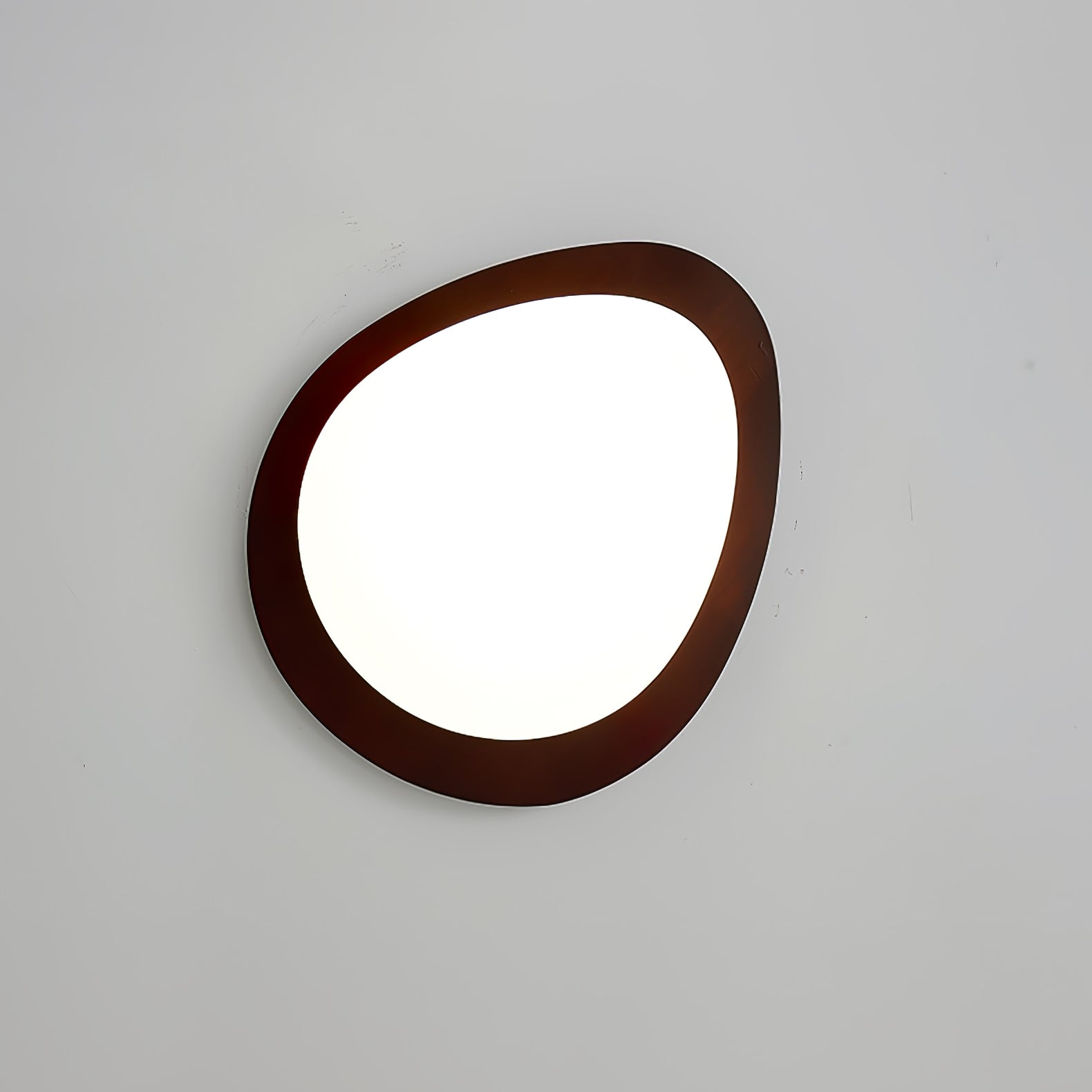 Lustra Ceiling Light Wooden Walnut Pebble