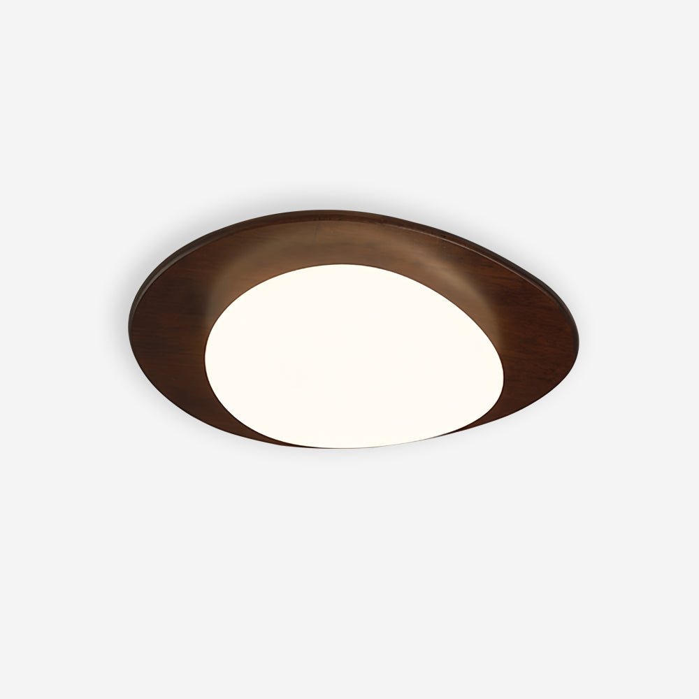Lustra Ceiling Light Wooden Walnut Pebble