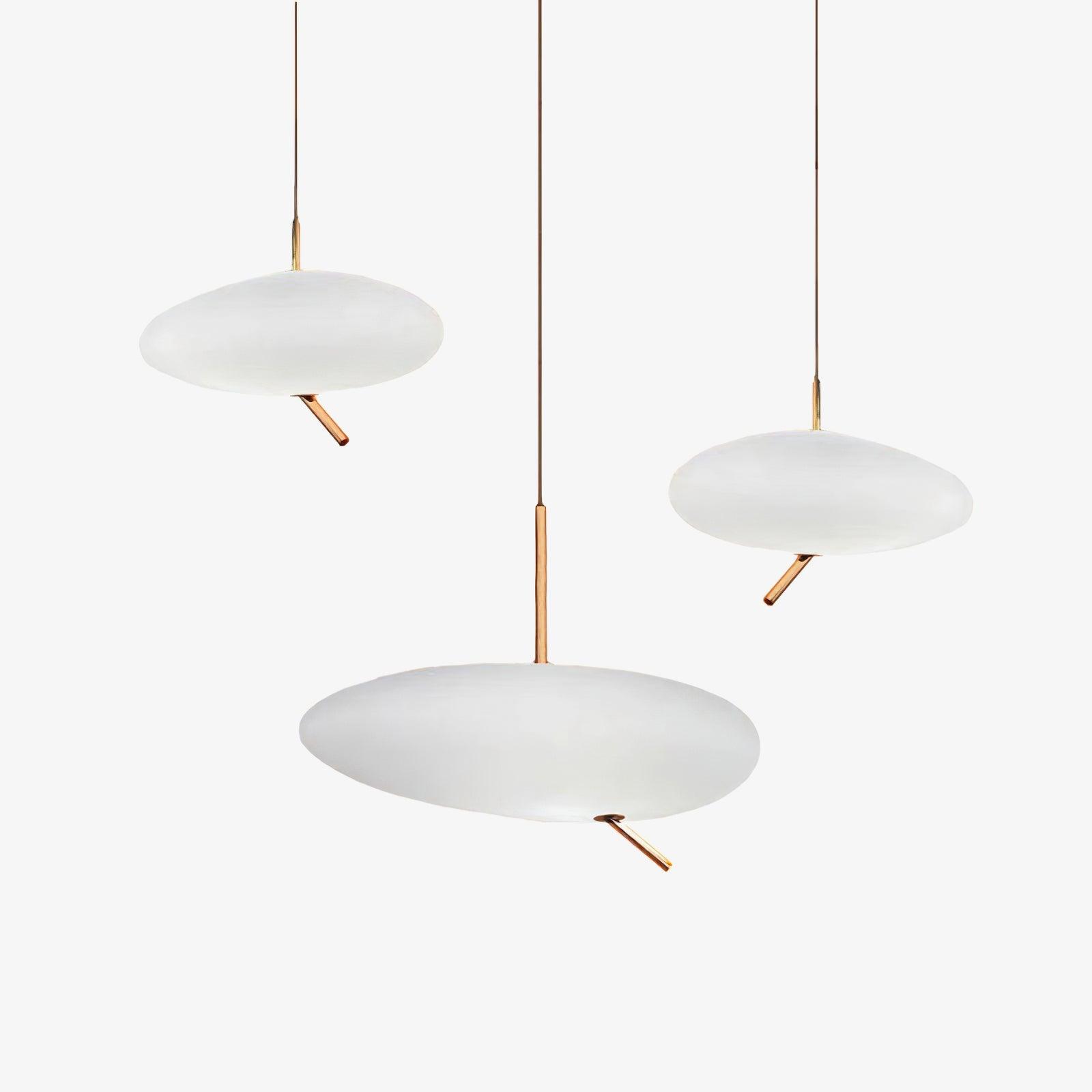 Oneli Suspension Galet Doré Rosé