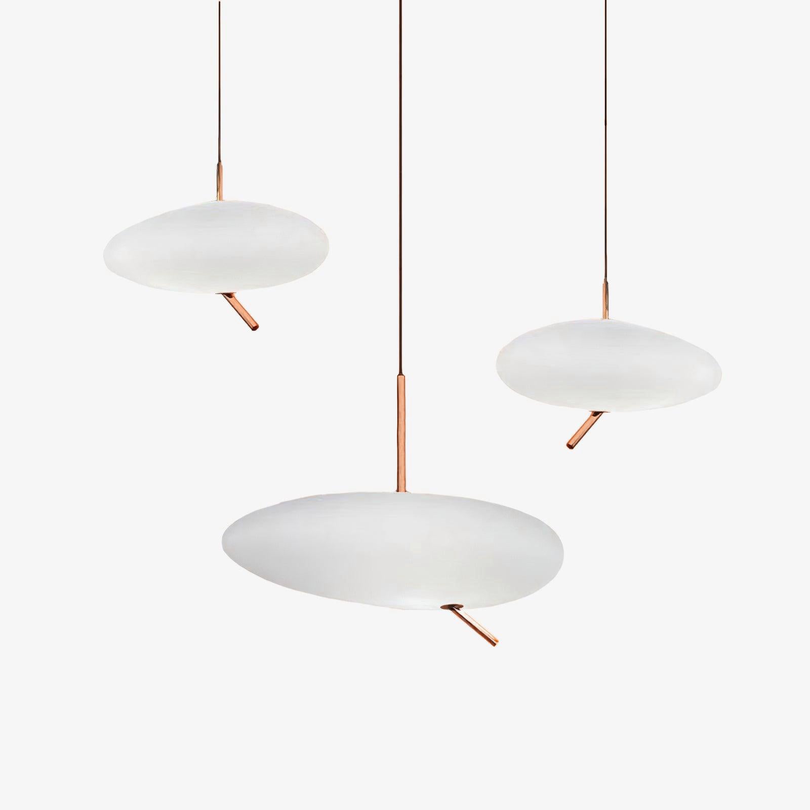 Nebula Lustre Suspendu Moderne En Verre