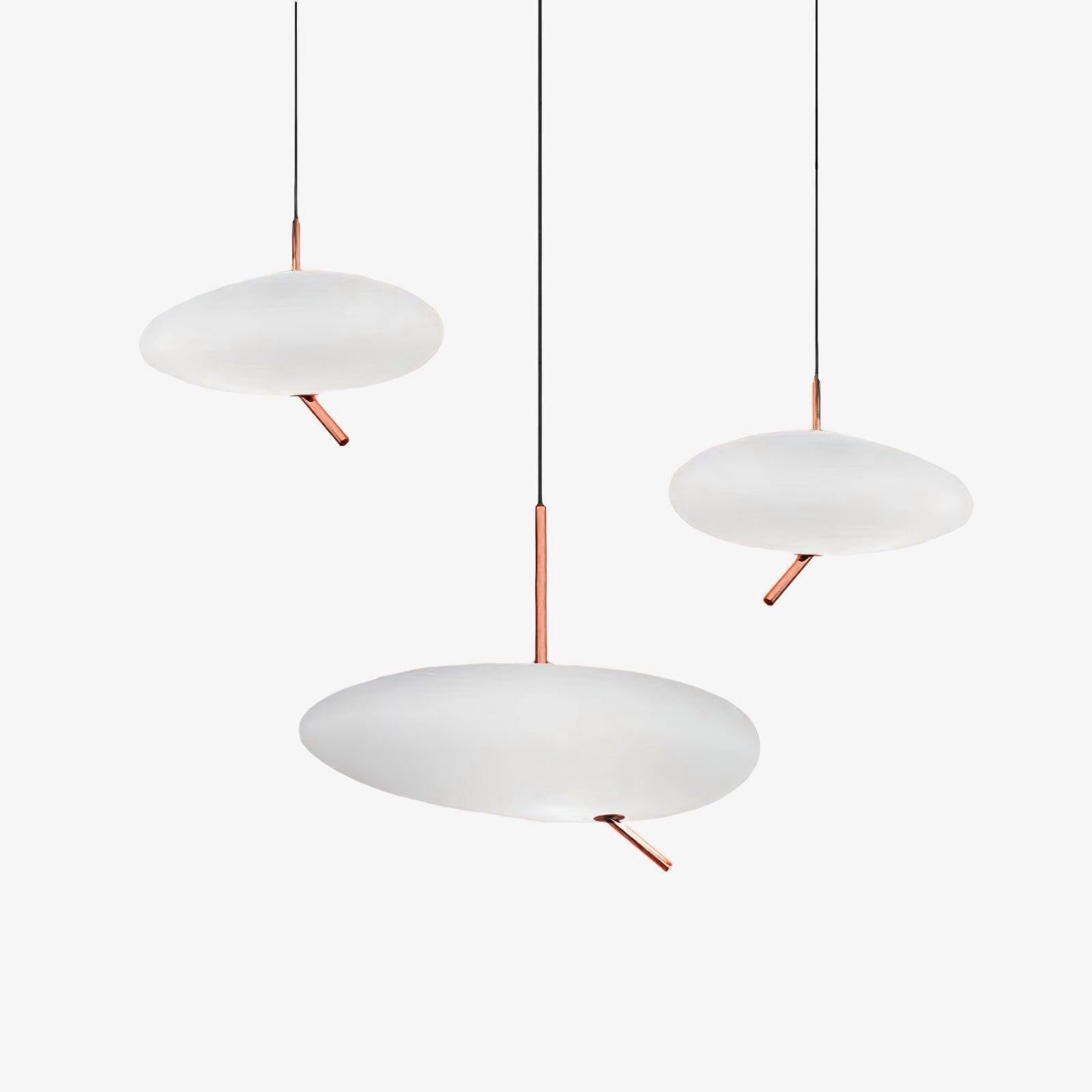 Nebula Lustre Suspendu Moderne En Verre