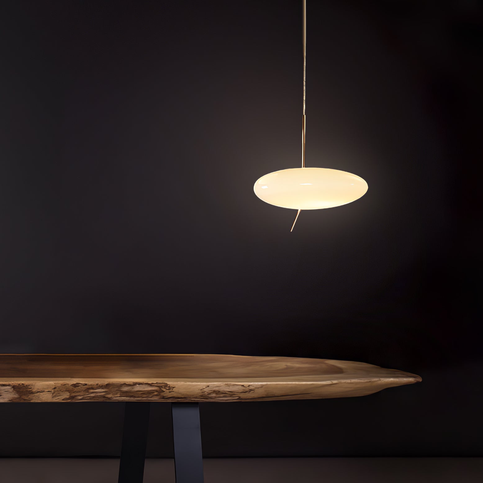 Oneli Suspension Galet Doré Rosé