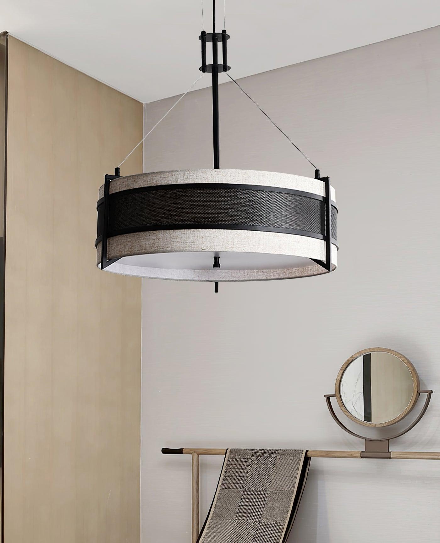 Lustra Lustre Pedesina Maille Noire LED