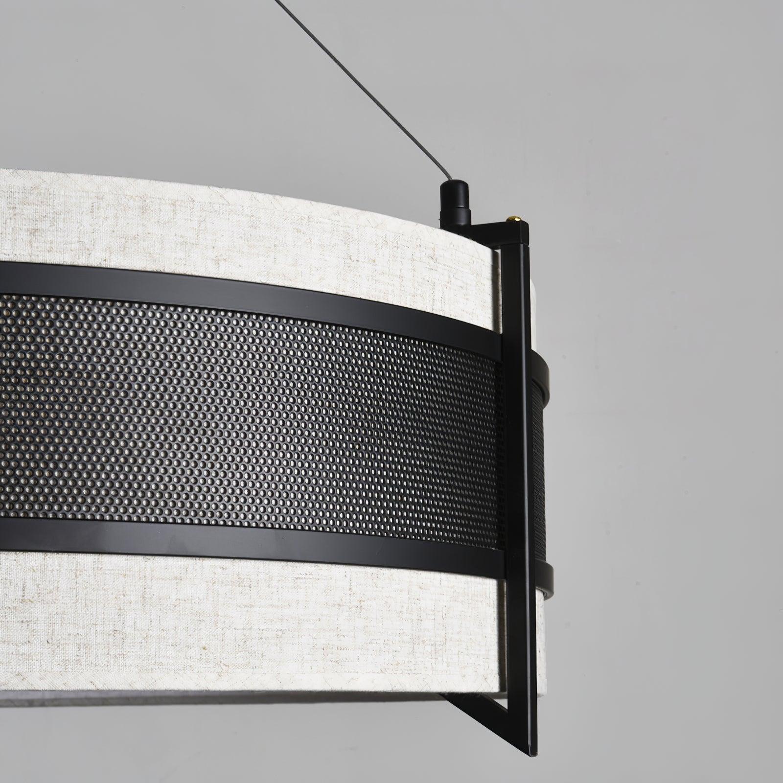 Lustra Lustre Pedesina Maille Noire LED