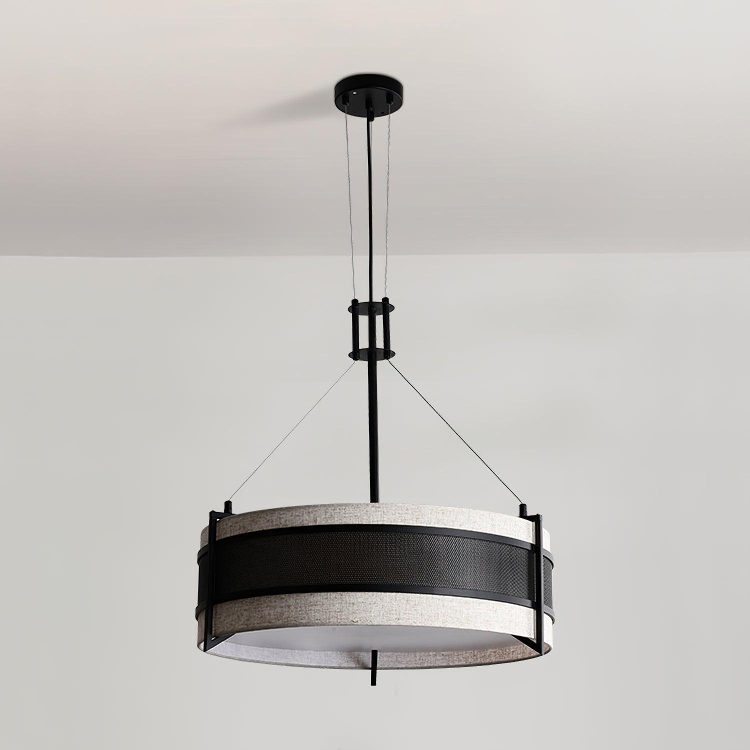Lustra Lustre Pedesina Maille Noire LED