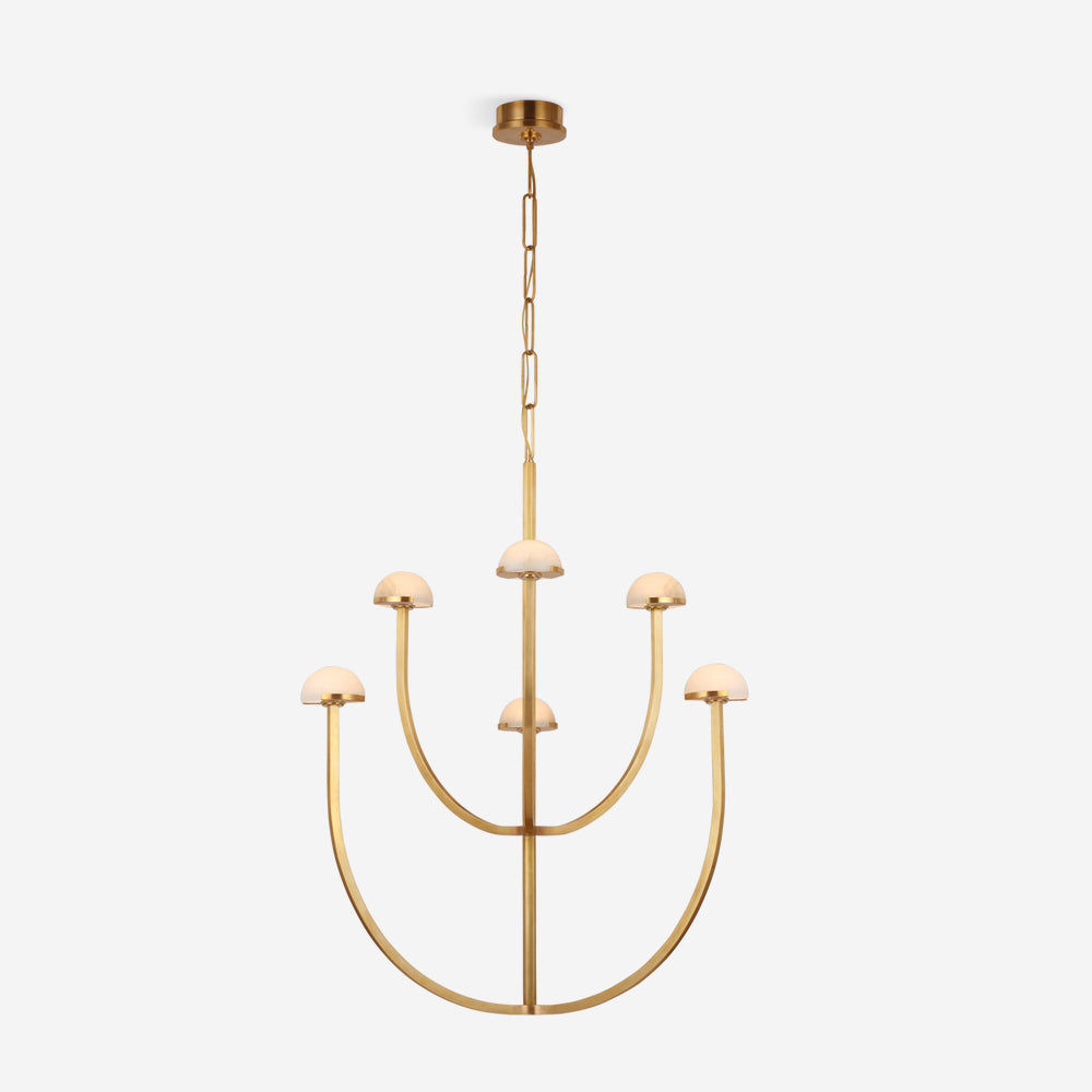 Pedra Lustre Arc Minimaliste Géométrique