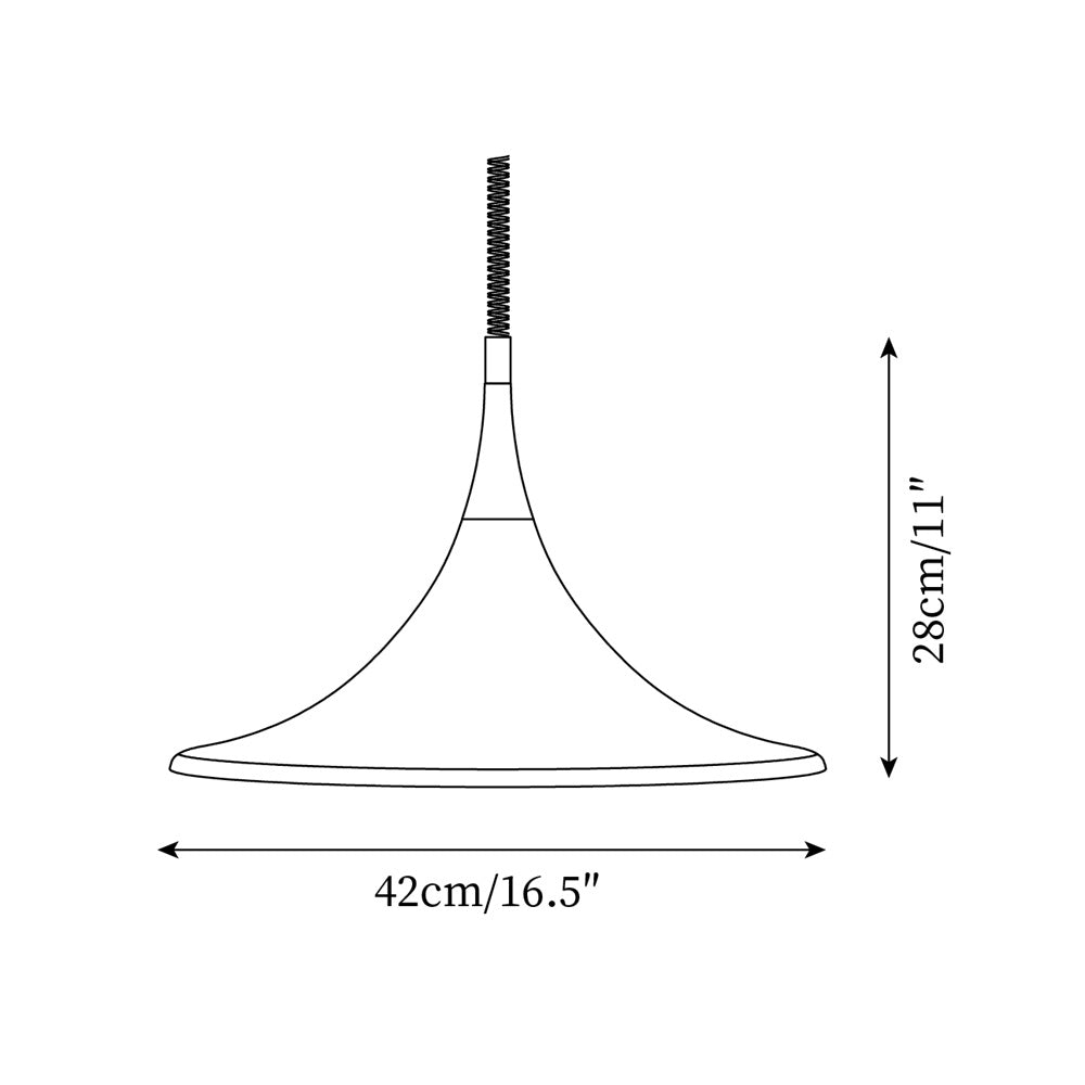 Peill Suspension Trompette Texturé