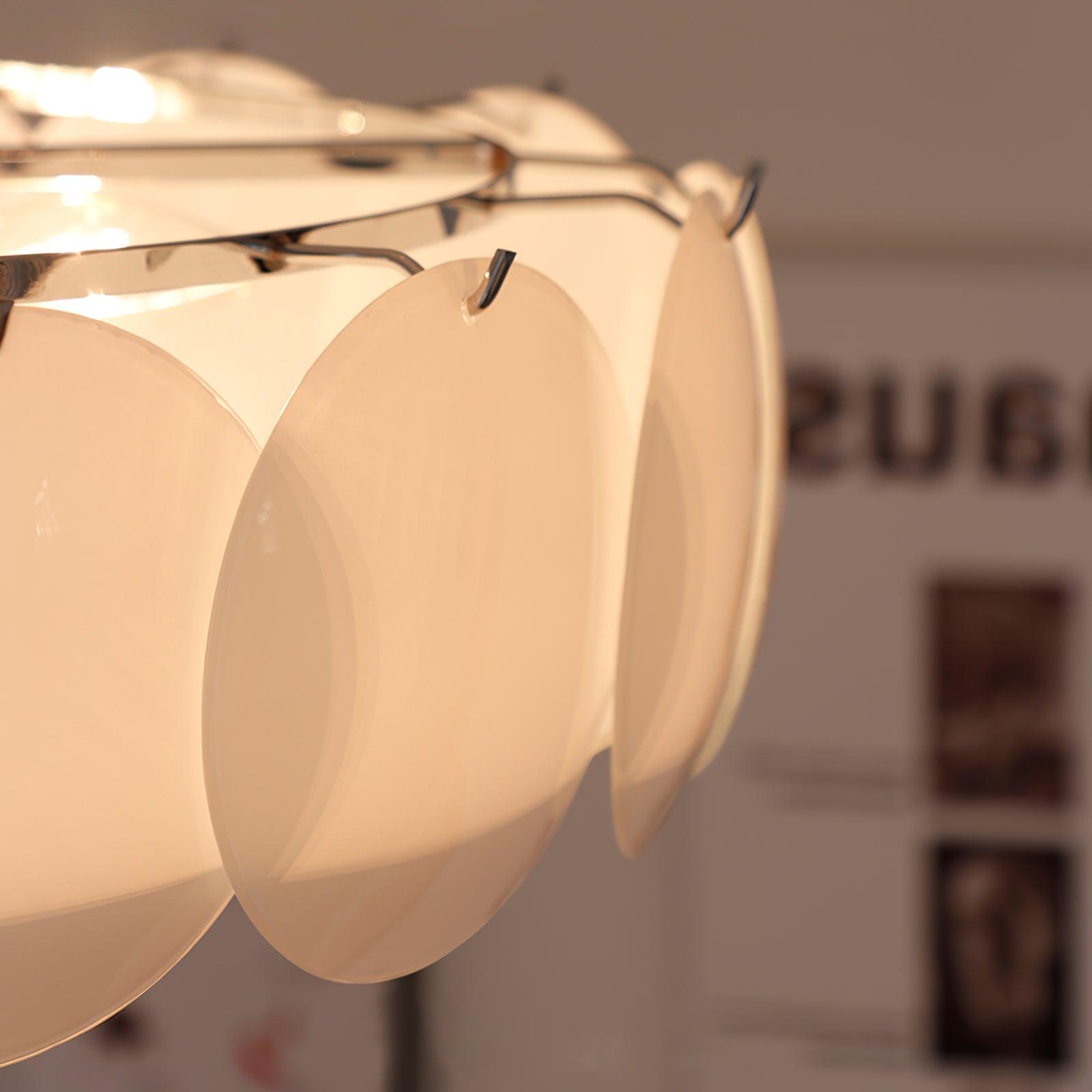 Solara Lumière de Plafond en Verre Ondulé Glamour