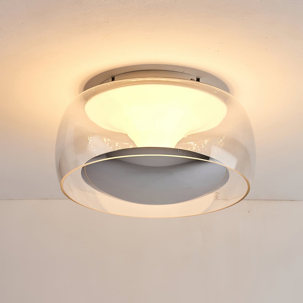 Eshair Nordic Art Pendule Verre Plafonnier Lumière
