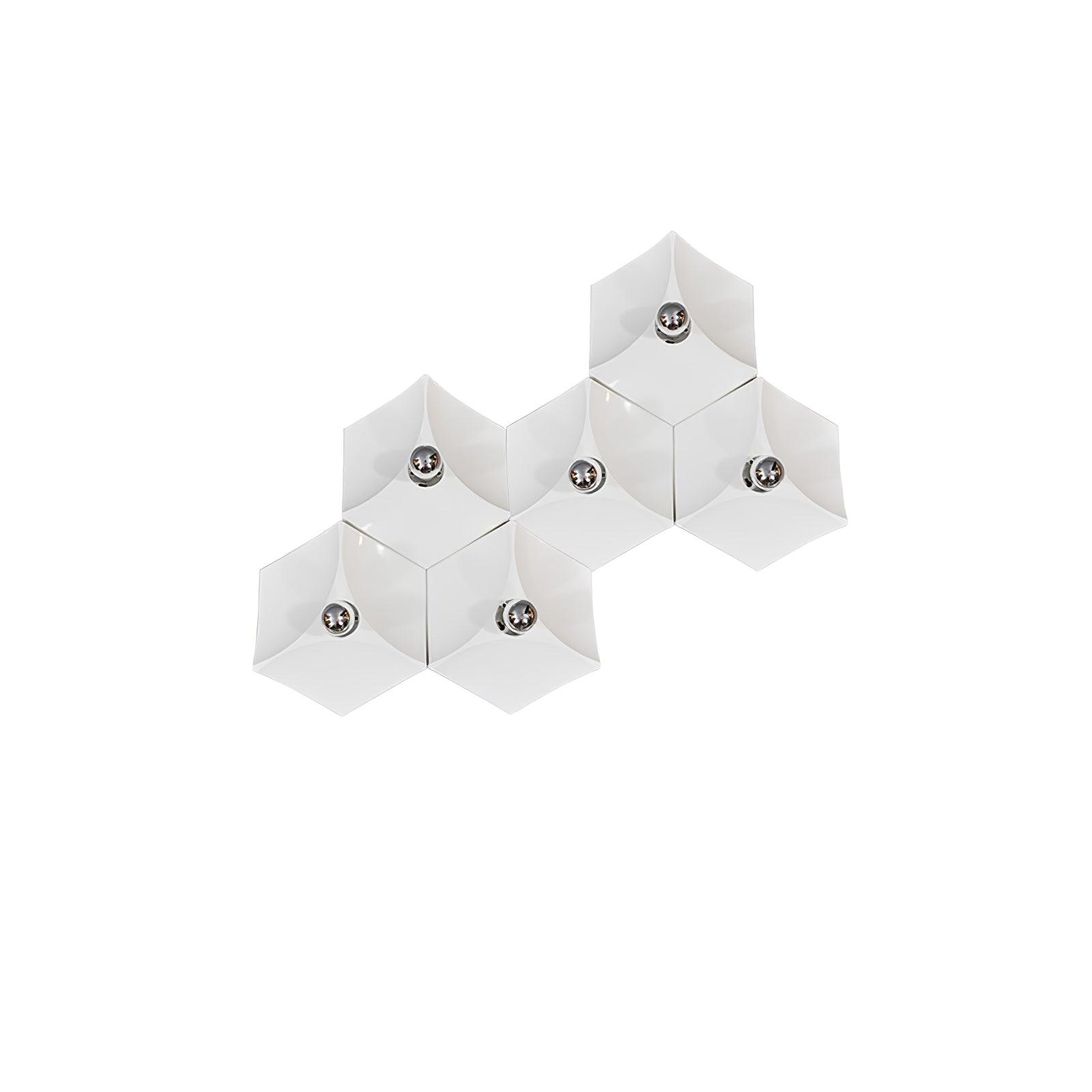Lustra Applique Murale Tissu Géométrique