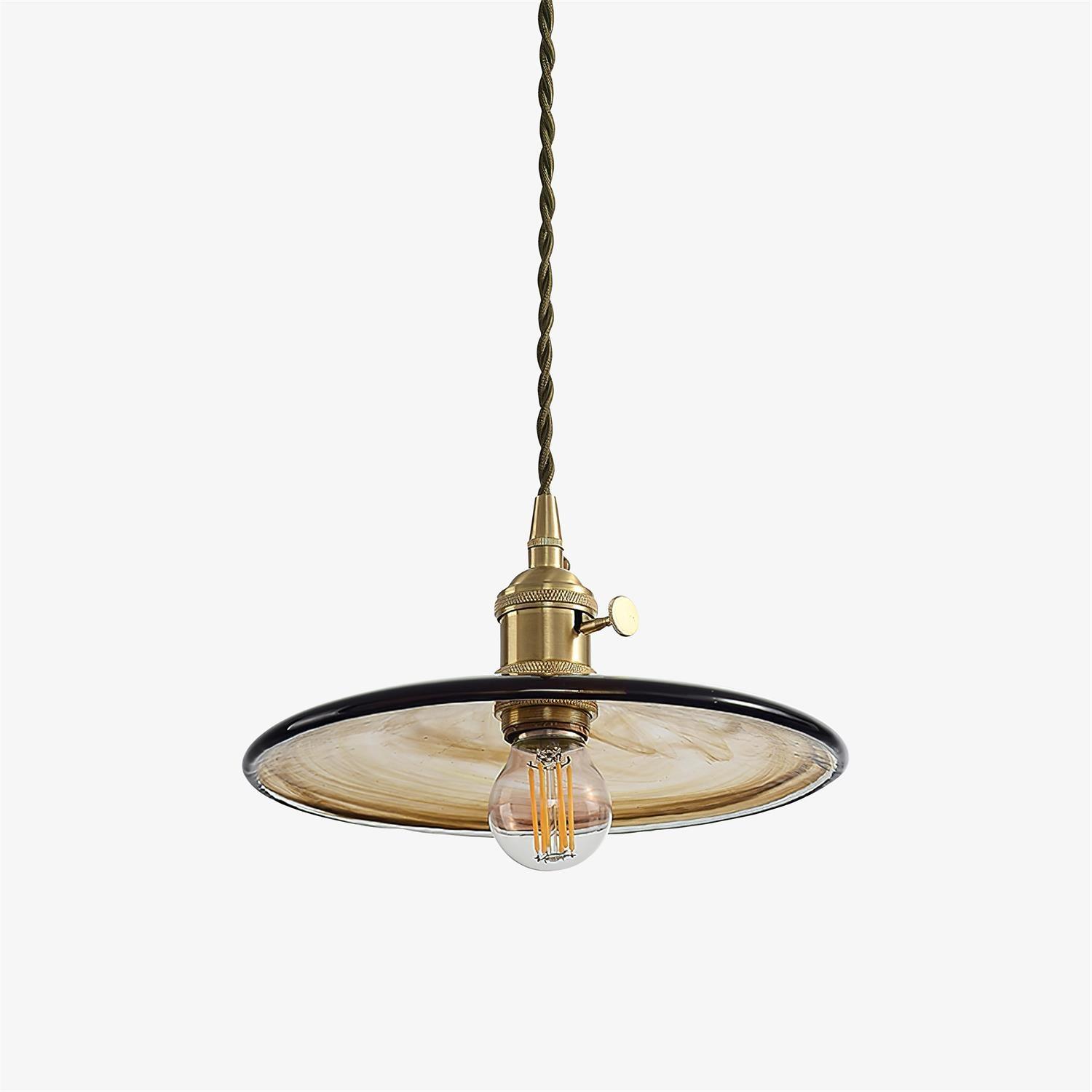 Sage Suspension Verre Vintage