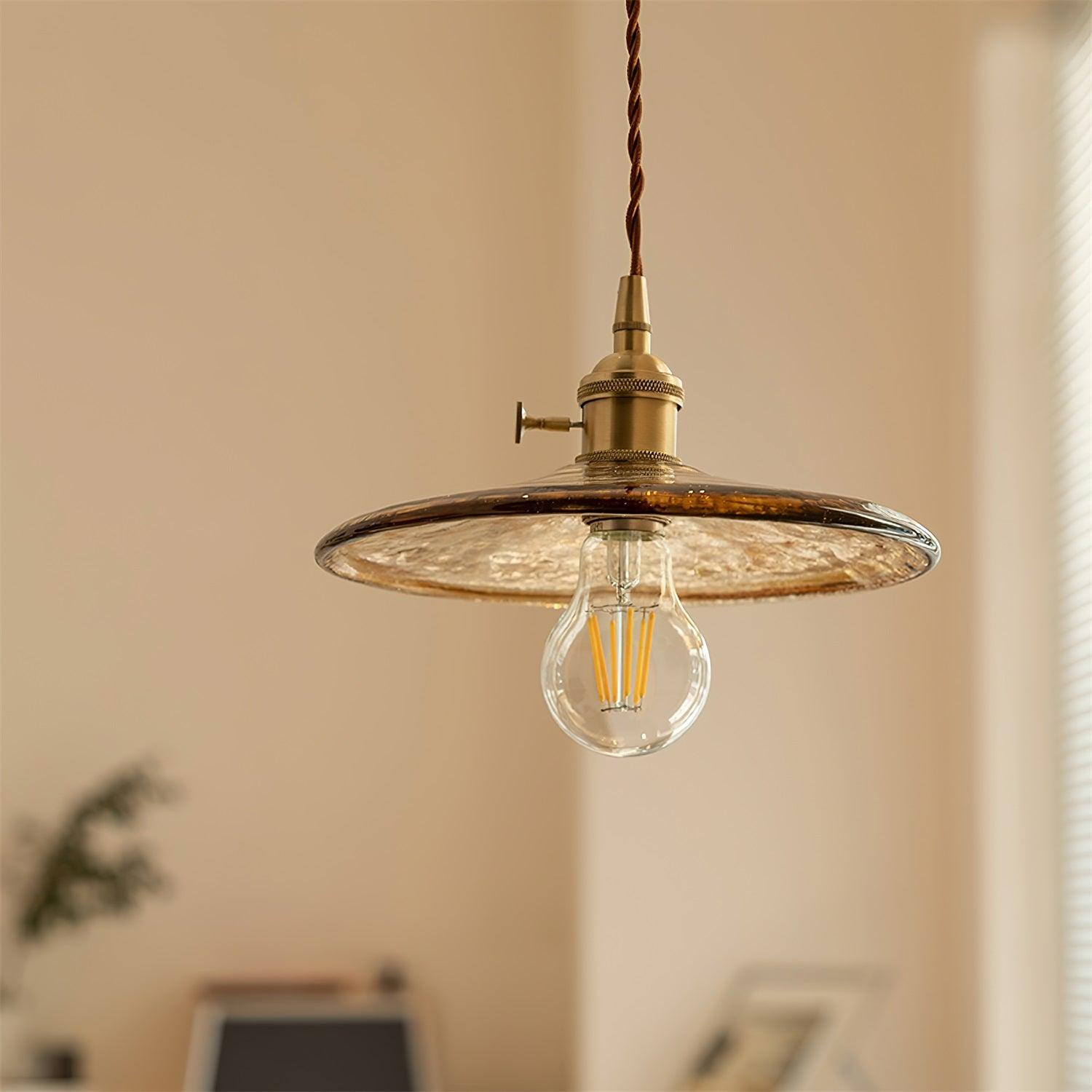Sage Suspension Verre Vintage