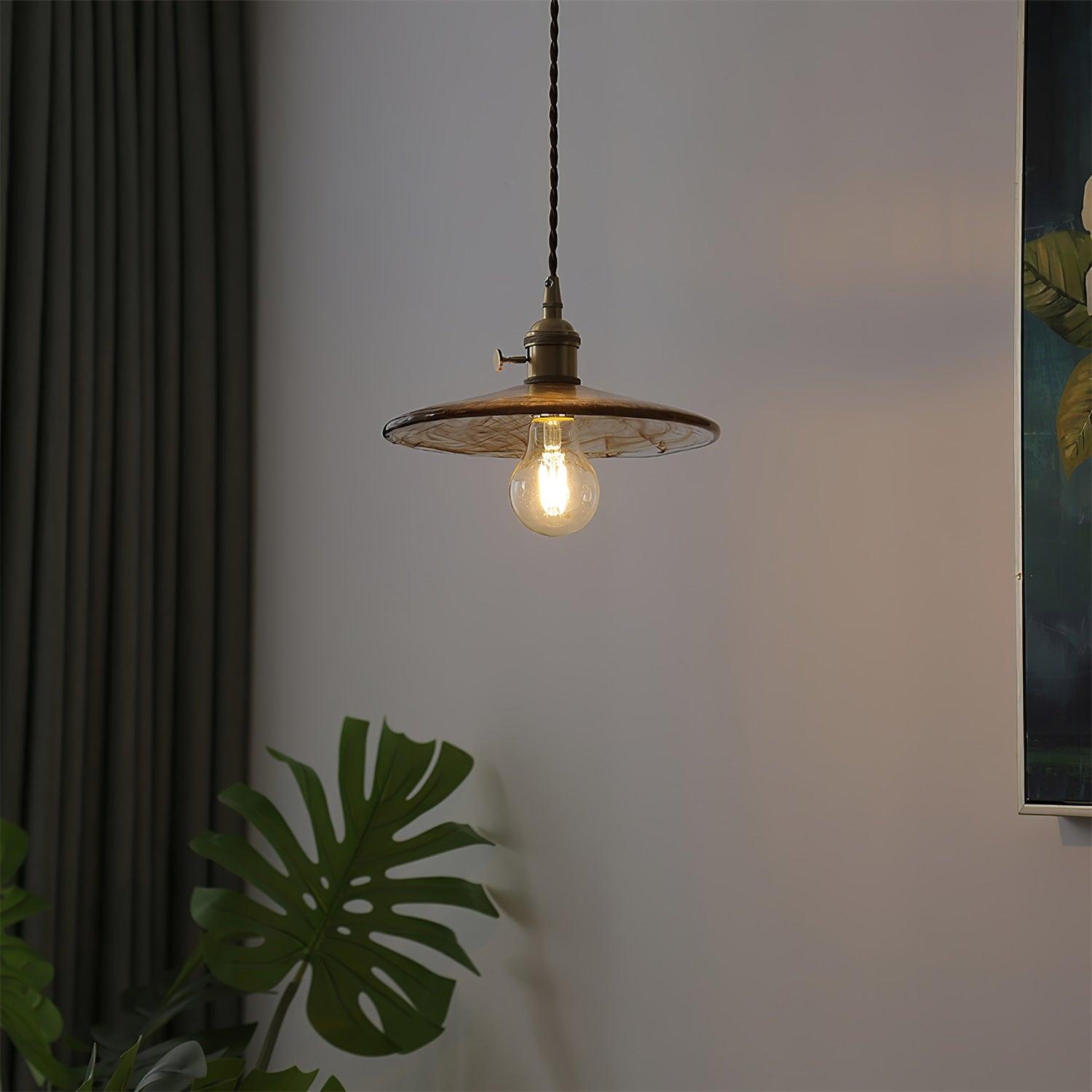 Sage Suspension Verre Vintage