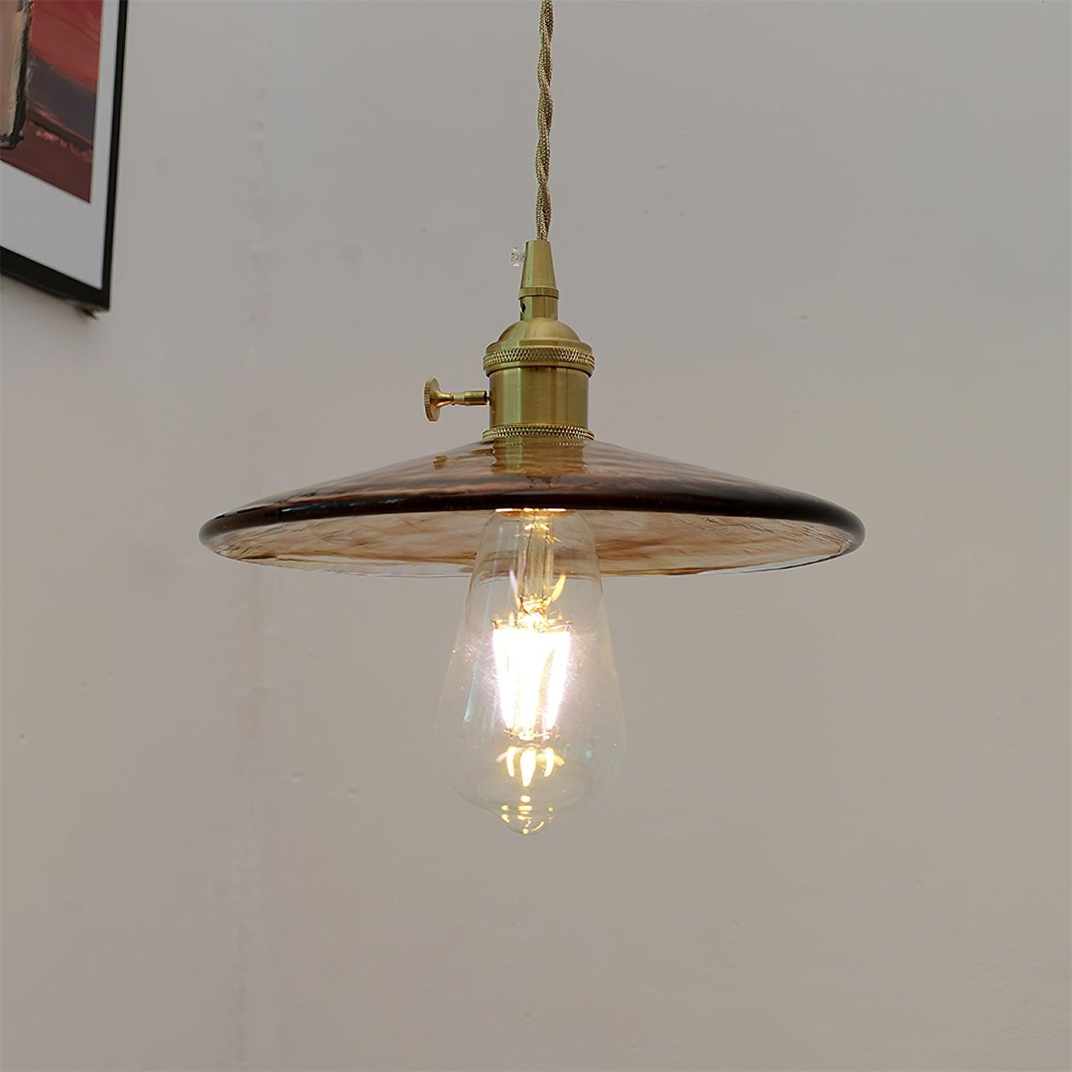 Sage Suspension Verre Vintage