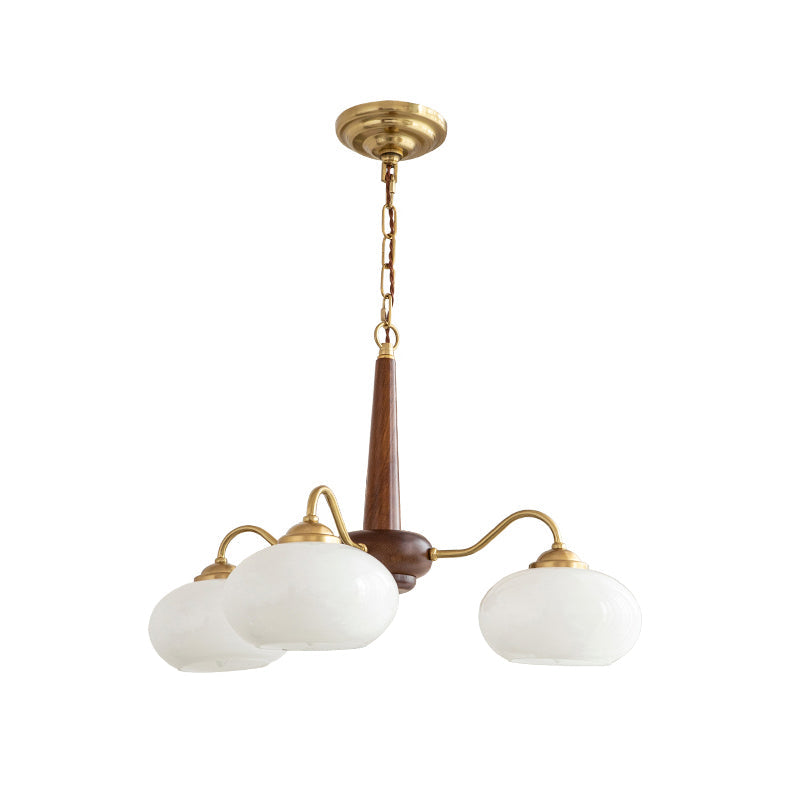 Elmiror Premium Nordic Art Wood Glass Lustre